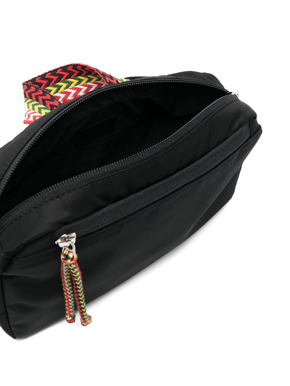 Shop Lanvin Black Belt Bag In Negro
