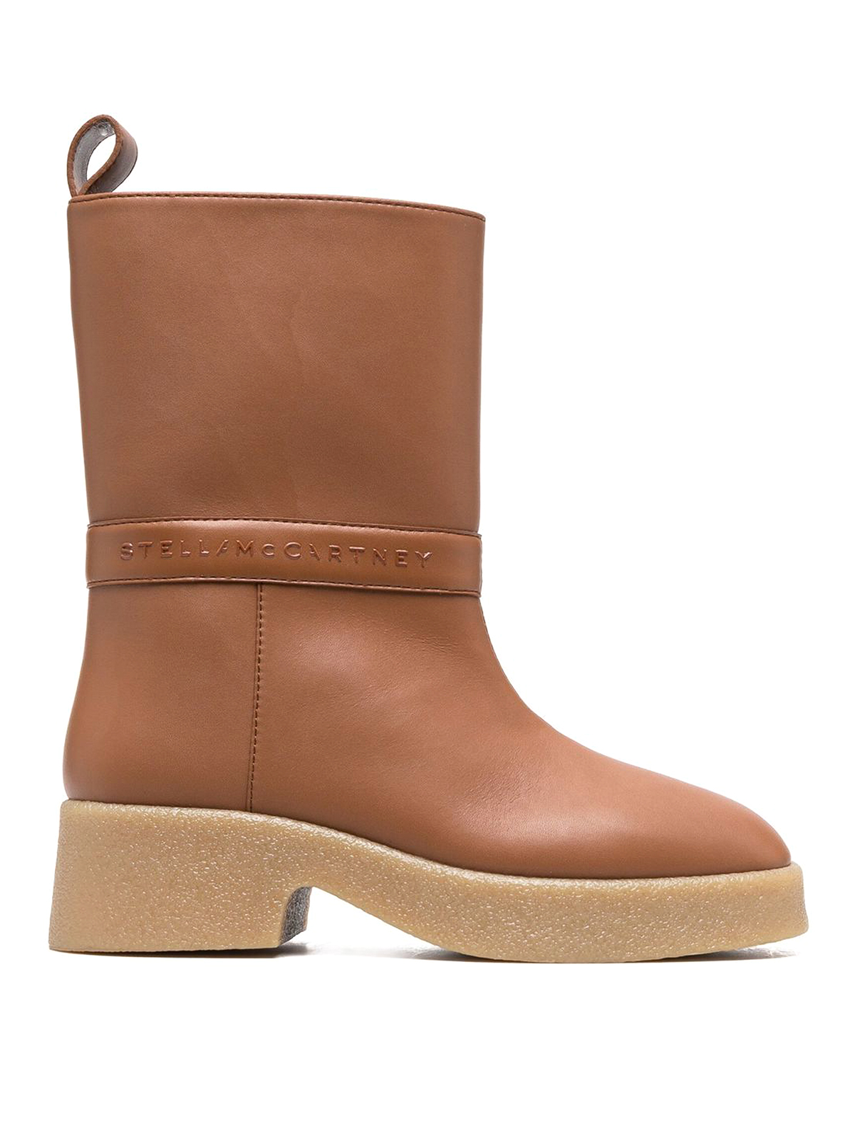 Shop Stella Mccartney Skyla Rain Boots In Brown