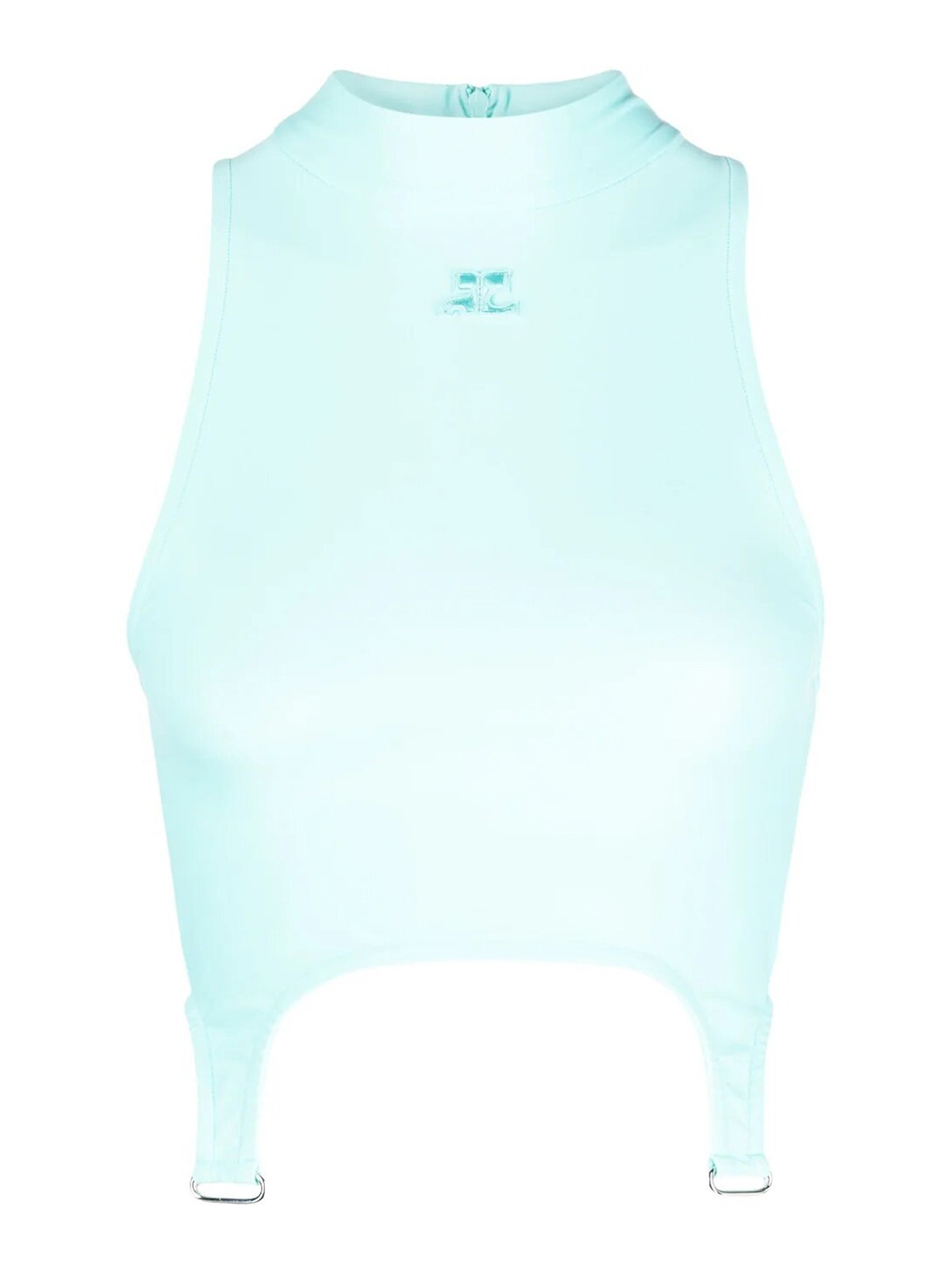 トップス archive courreges tank top light blue Courreges Tank top - Light Blue - Women | 123JTO134PA00437017