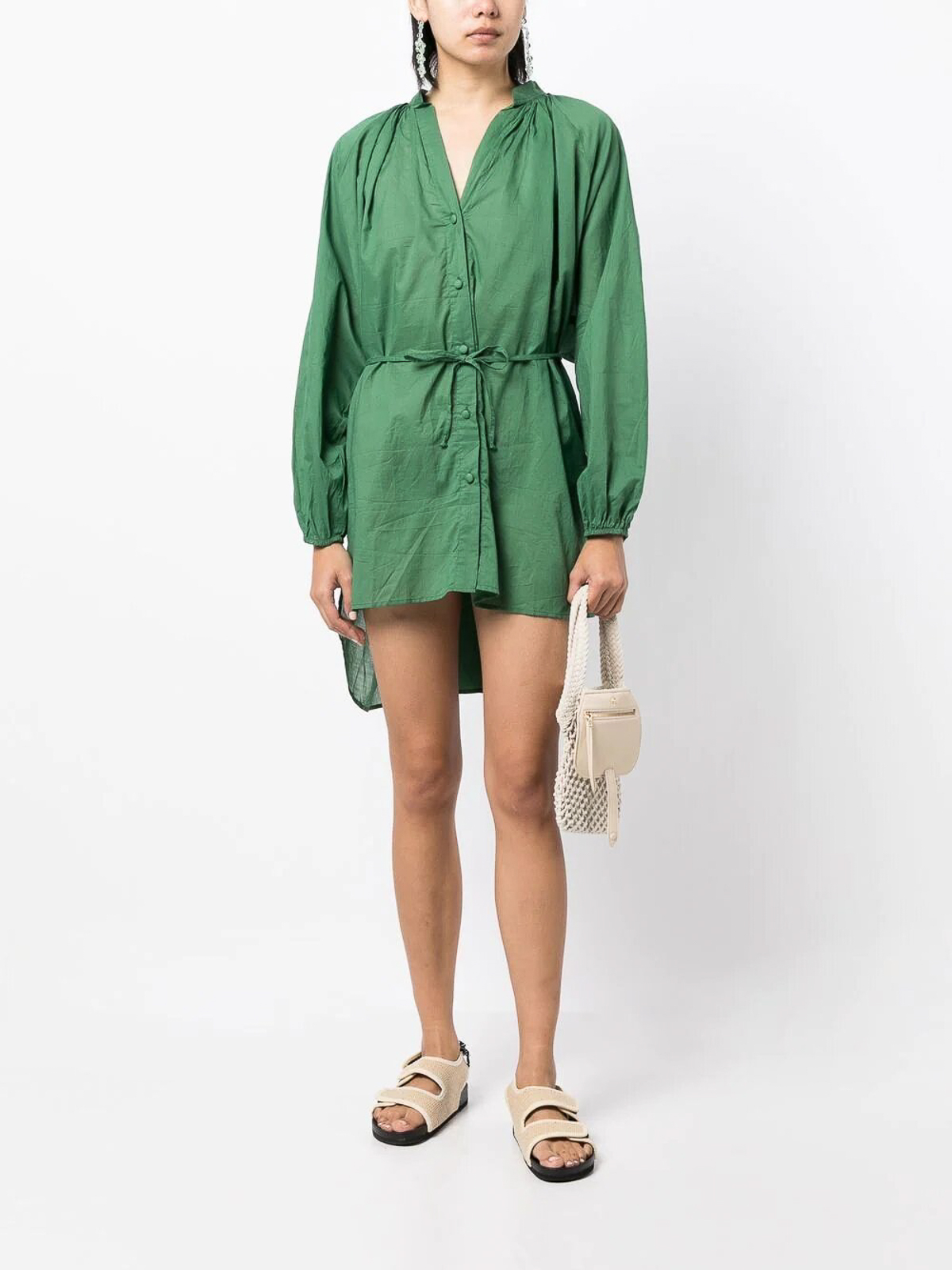 Faithfull The Brand Lucite dress - Green - Women|FF2110TRQDARK Faithfull The Brand Lucite dress - Green - Women|FF2110TRQDARK
