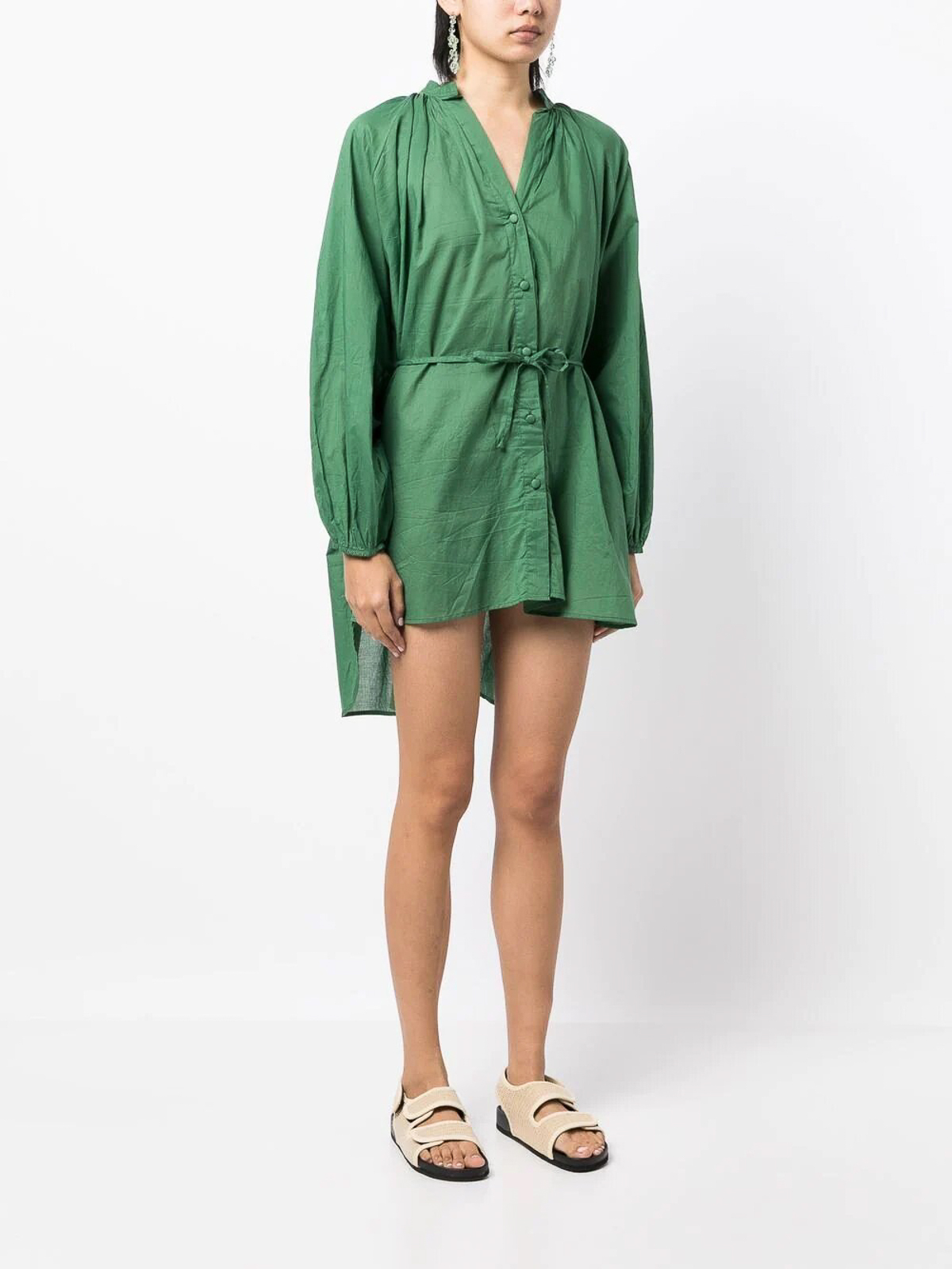 Faithfull The Brand Lucite dress - Green - Women|FF2110TRQDARK Faithfull The Brand Lucite dress - Green - Women|FF2110TRQDARK
