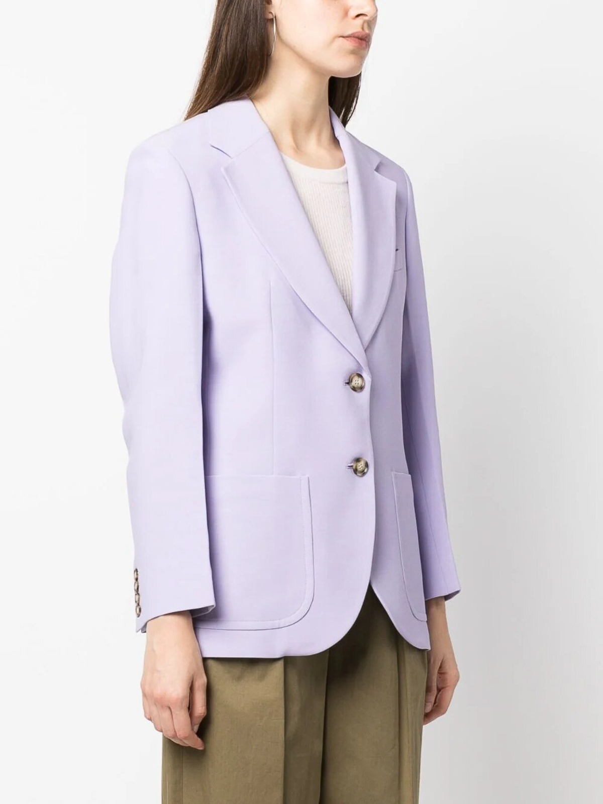 Shop Victoria Beckham Jacket In Light Purple
