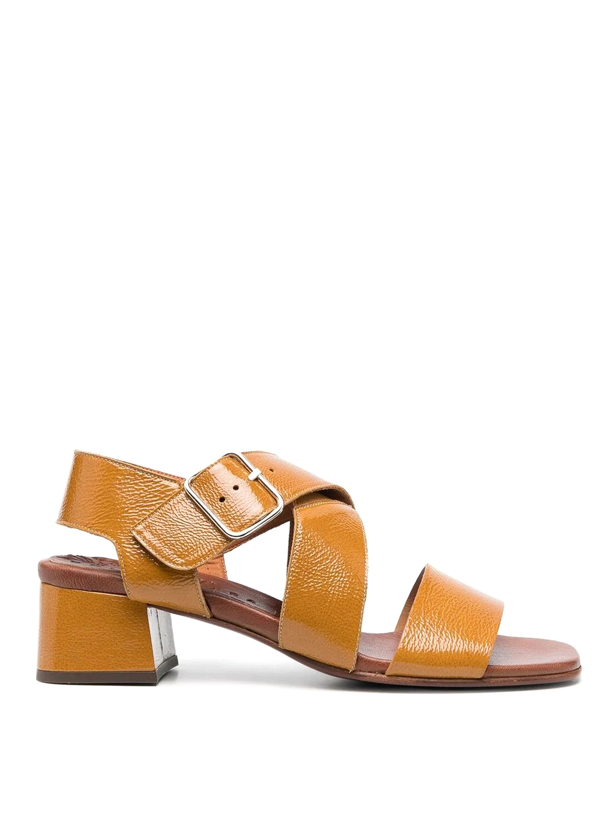 Chie Mihara Ankle-strap Leather Sandals In Marrón
