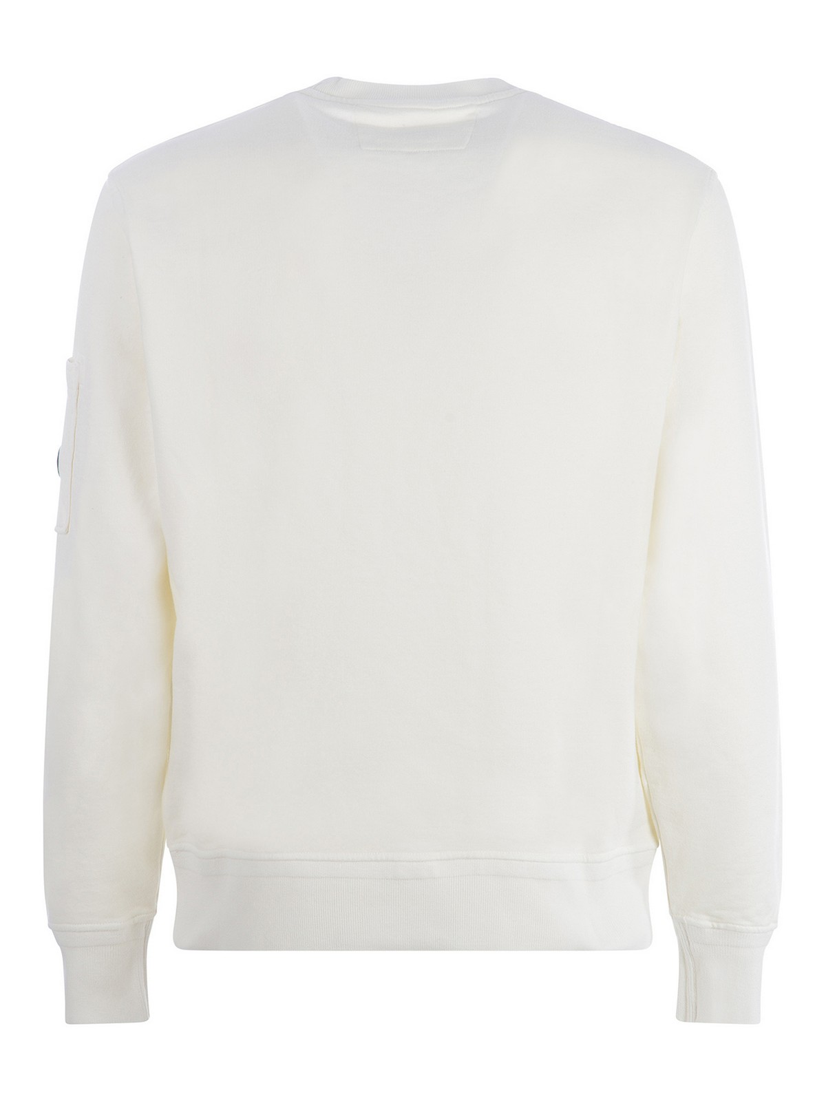 Shop C.p. Company Sweatshirt  In Cotton In White