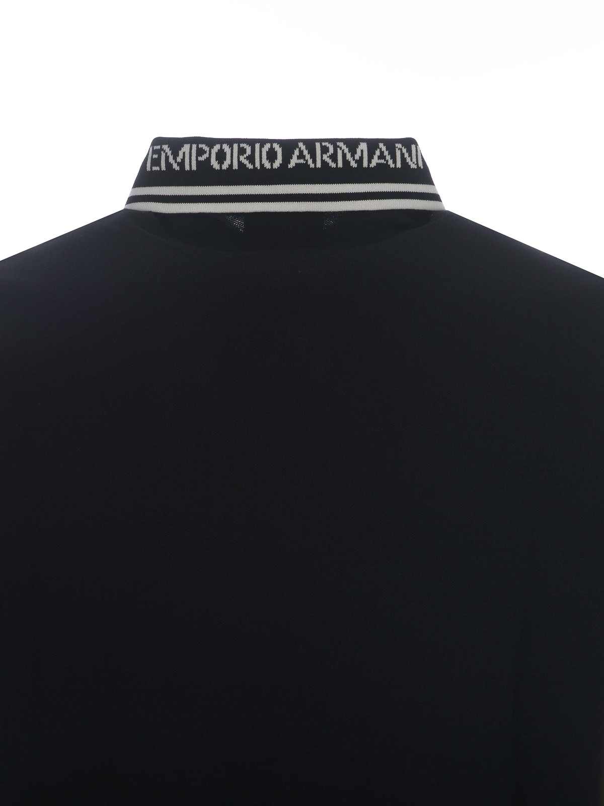 Emporio armani black polo shirt hotsell