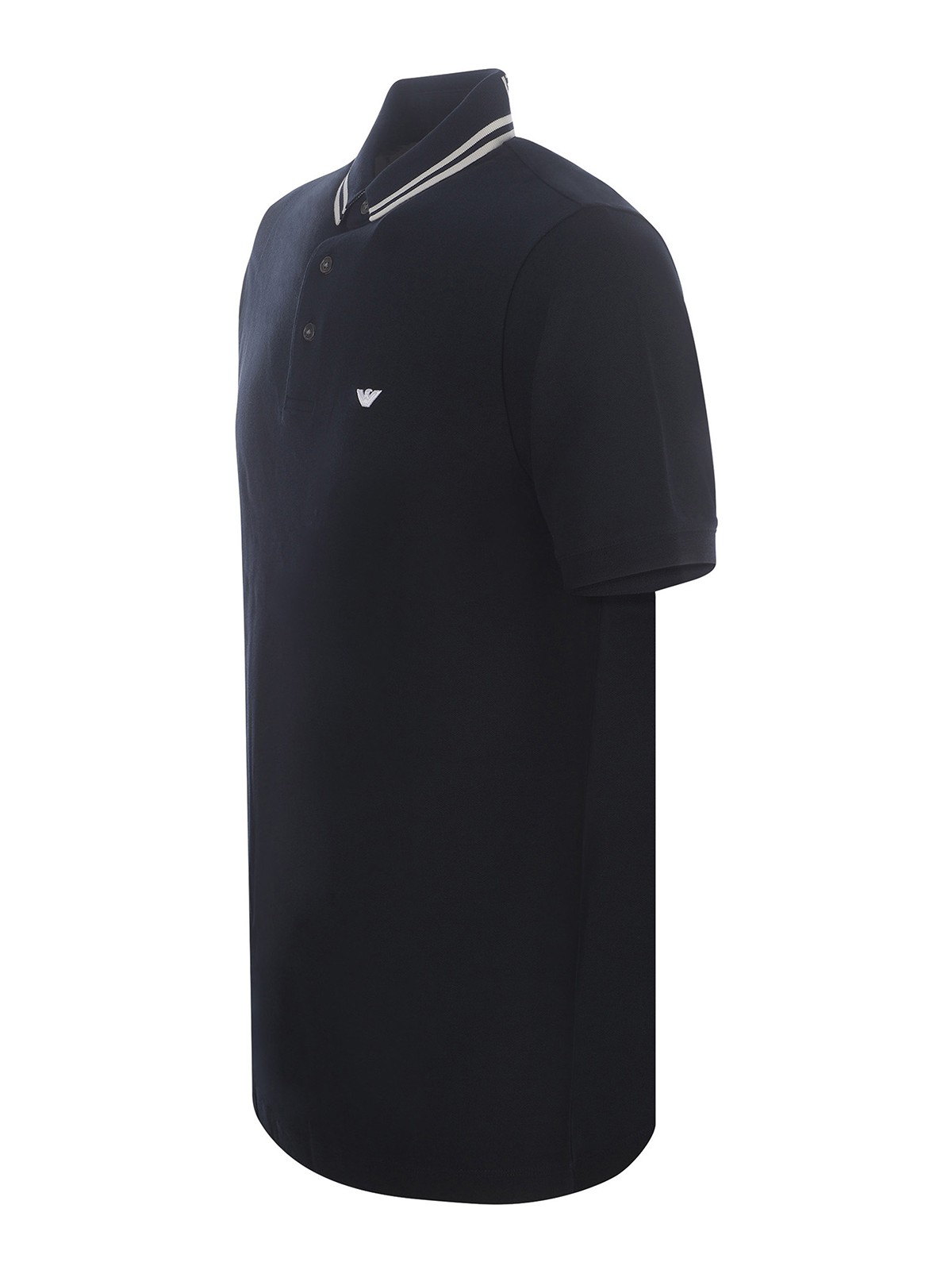 Emporio Armani Polo shirt in cotton piqu - Blue