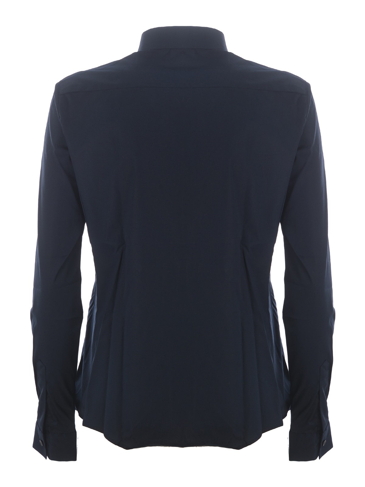 Shop Fay Shirt  In Stretch Cotton In Blue