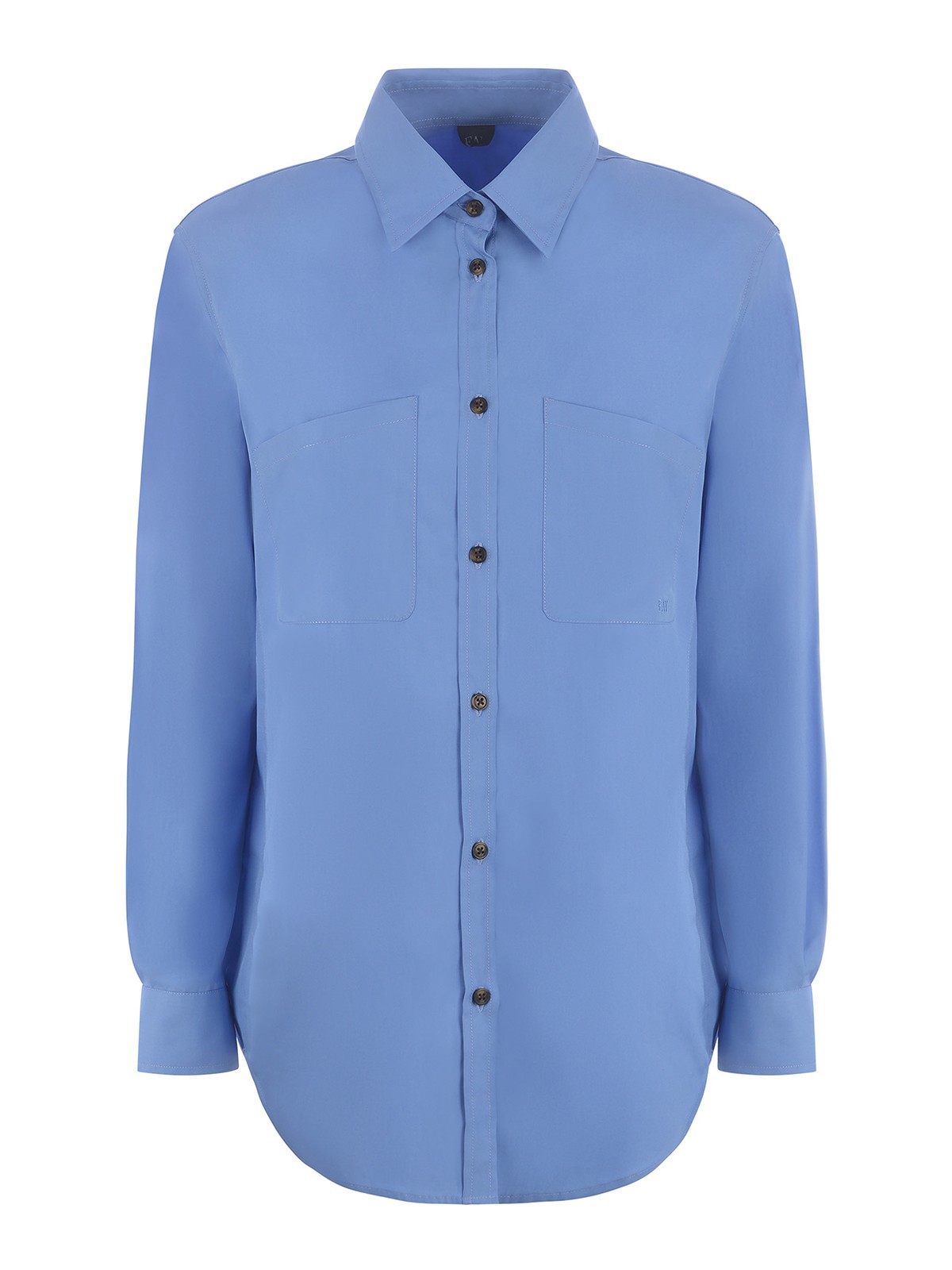 Shop Fay Shirt  In Cotton In Blue