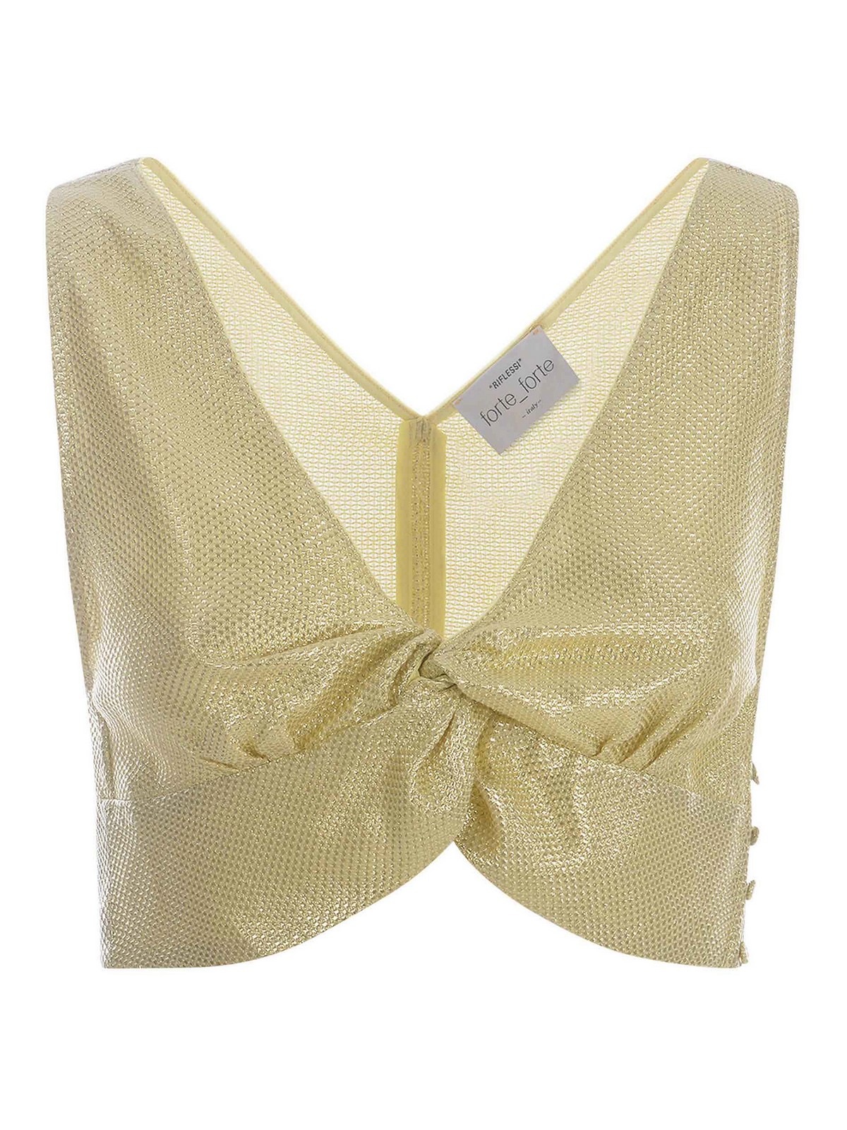 Forte Forte Top  Jacquard In Oro