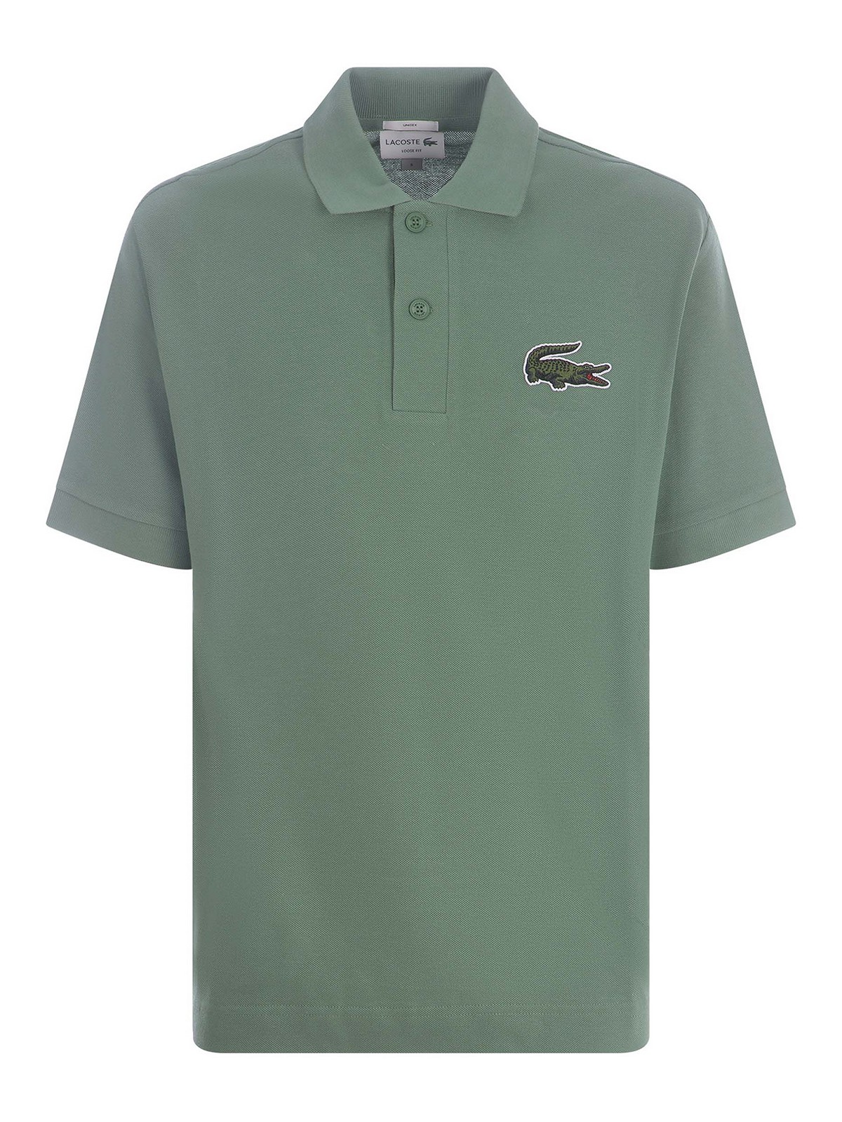 Lacoste Polo Shirt  In Cotton Piqu In Green