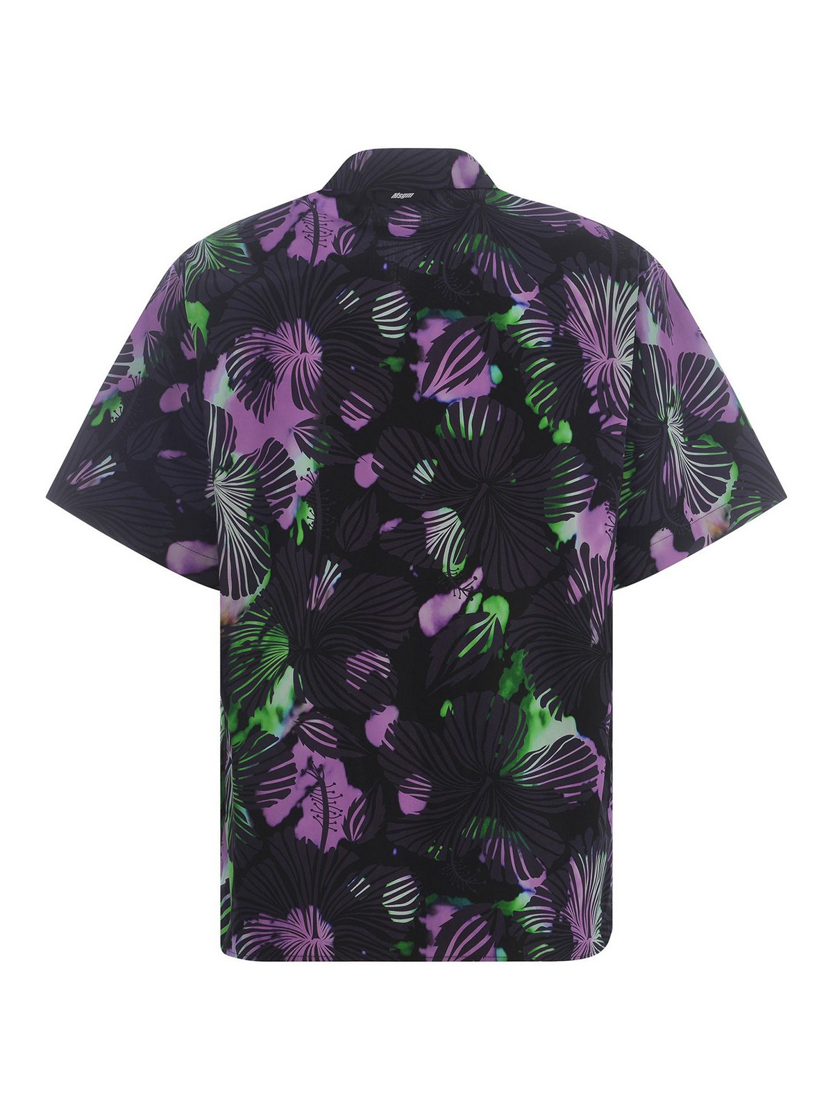 Shop Msgm Shirt   In Cotton In Purple