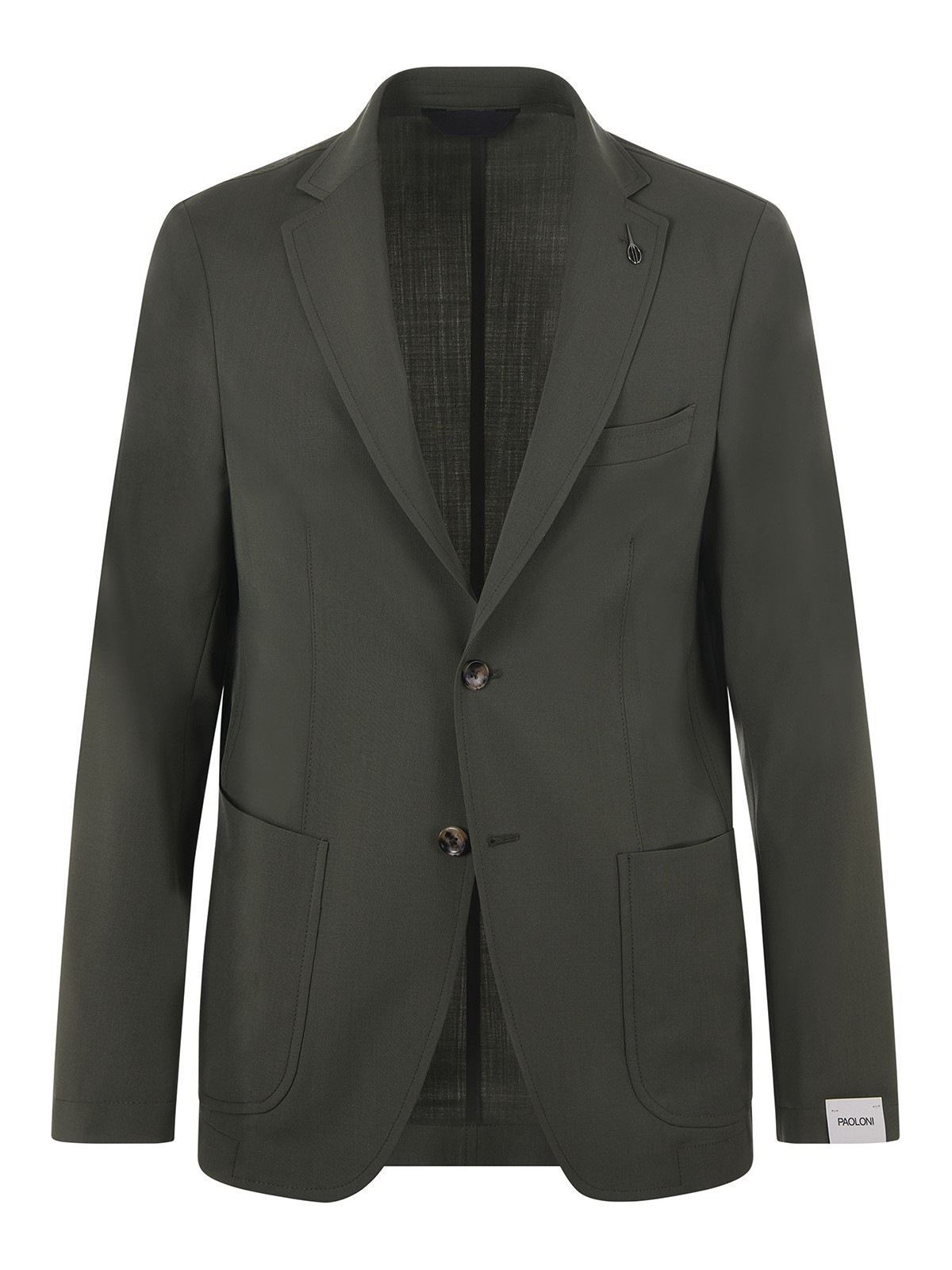 Paoloni Jacket In Verde Militare