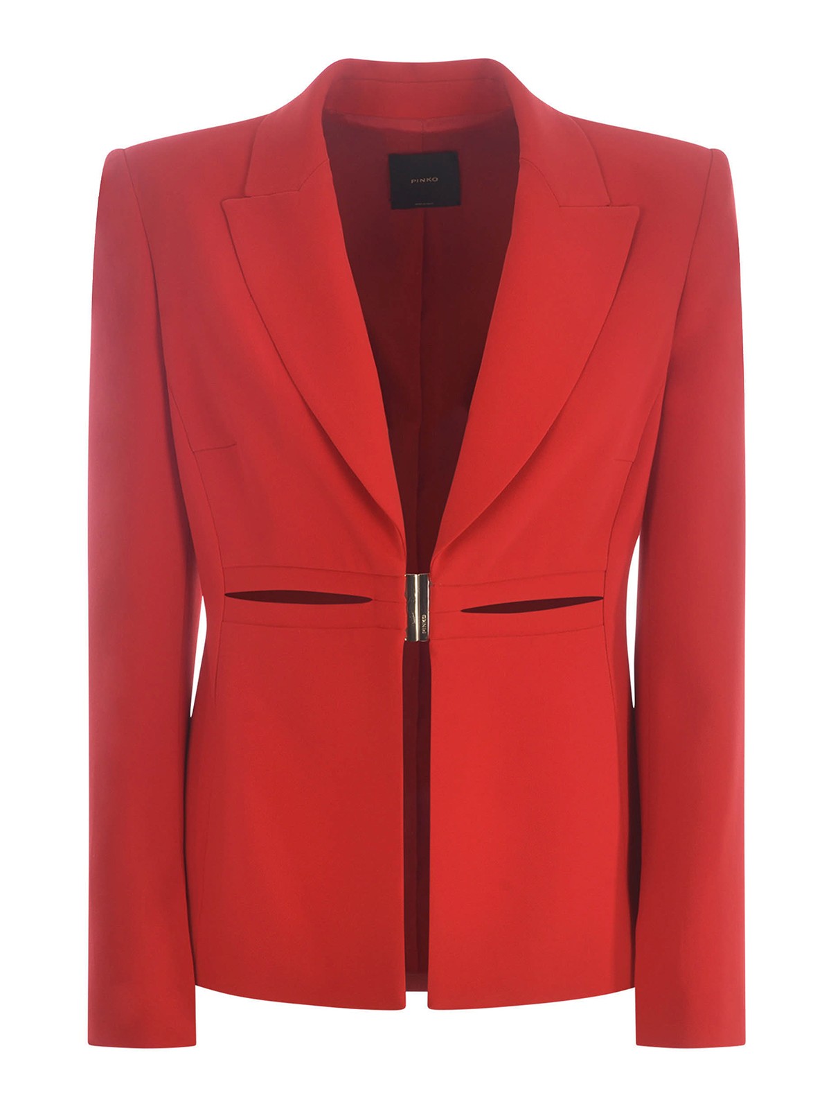 Pinko Cut-out Blazer In Red