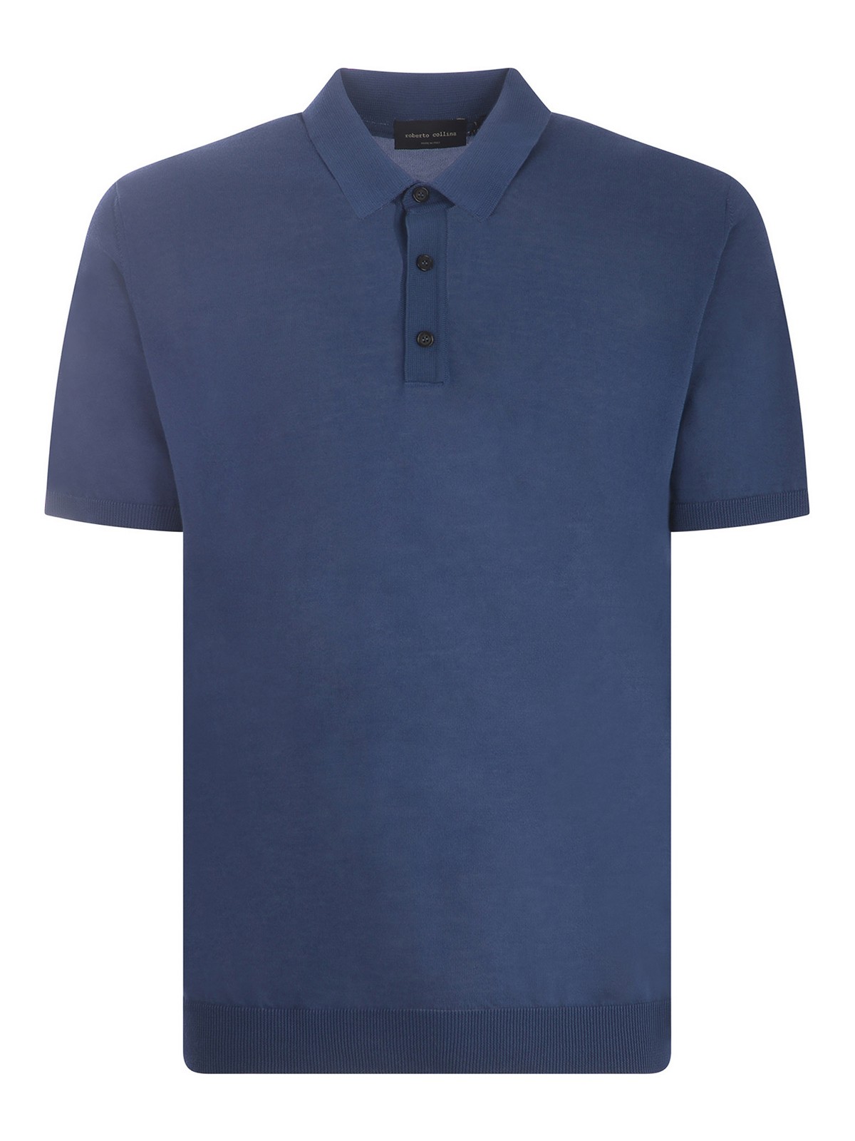 Shop Roberto Collina Polo Shirt  In Blue