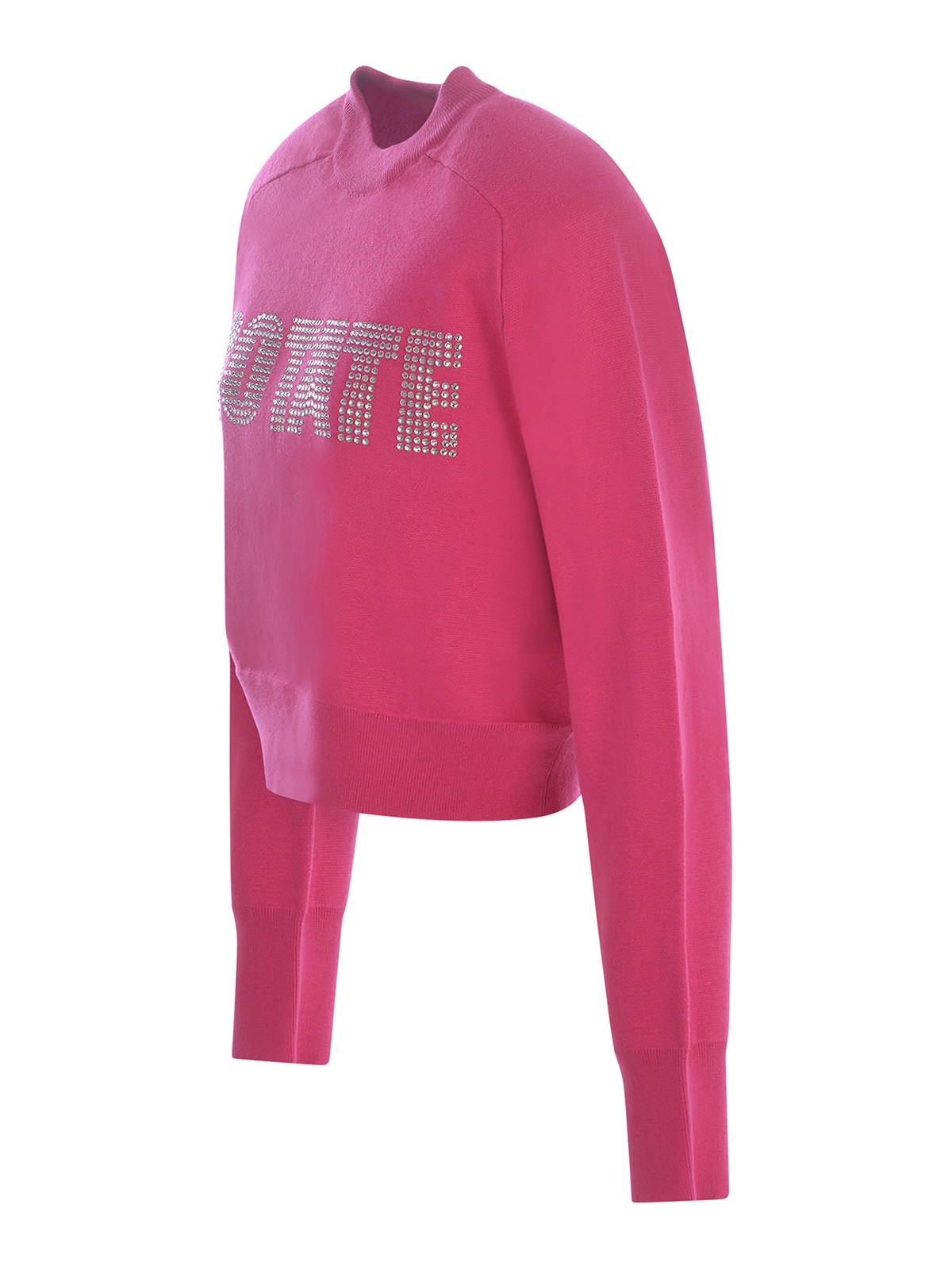 Shop Rotate Birger Christensen Sweatshirt  In Cotton And Cashmere Blend In Multicolour