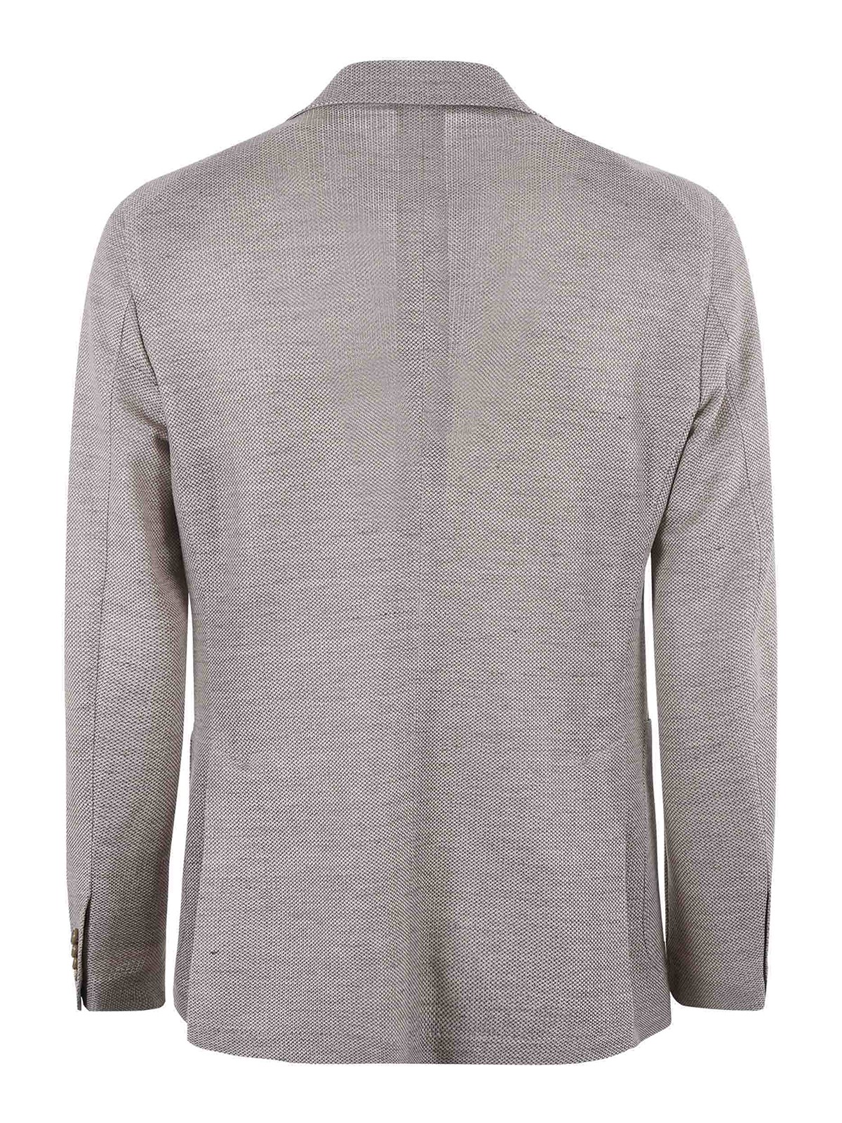 Shop Tagliatore Jacket In Light Grey