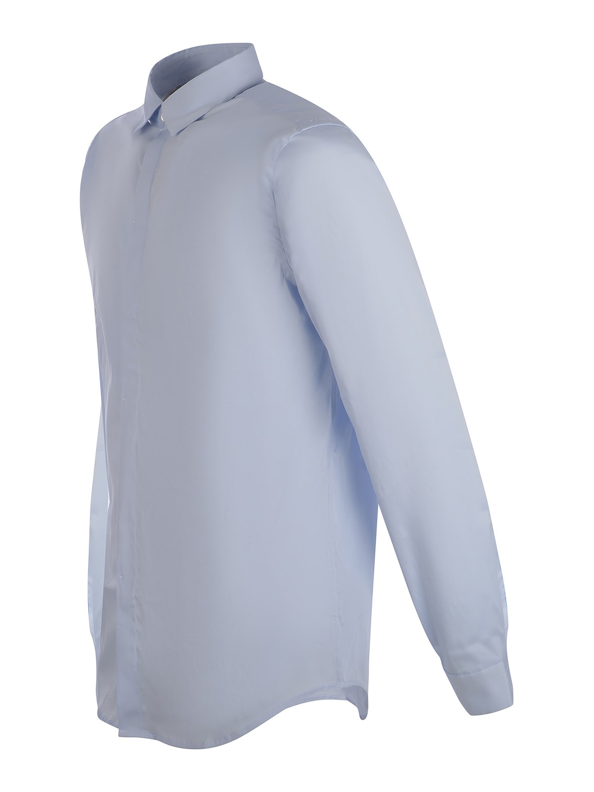 Shop Costumein Shirt  In Cotton In Light Blue