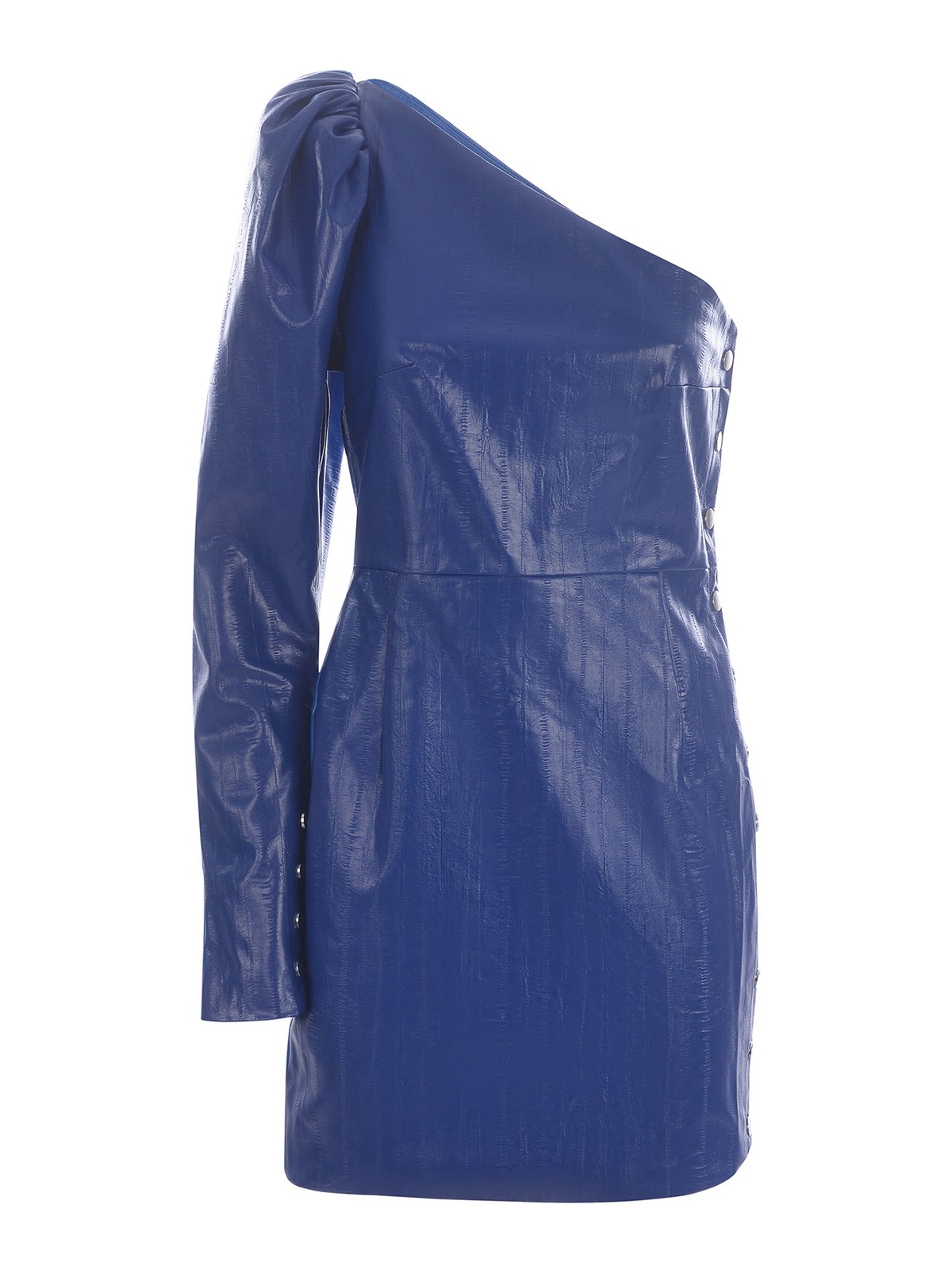 Rotate Birger Christensen Dress rotate one-shoulder in eco-leather |RT1778BCR379193864 Rotate Birger Christensen Dress rotate one-shoulder in eco-leather |RT1778BCR379193864