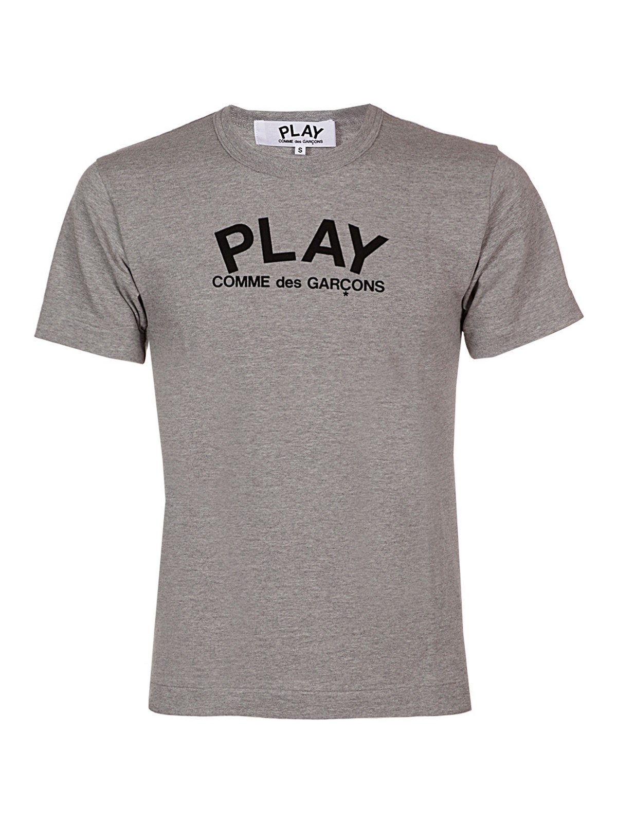 Comme Des Garçons Play Play T-shirt In Grey