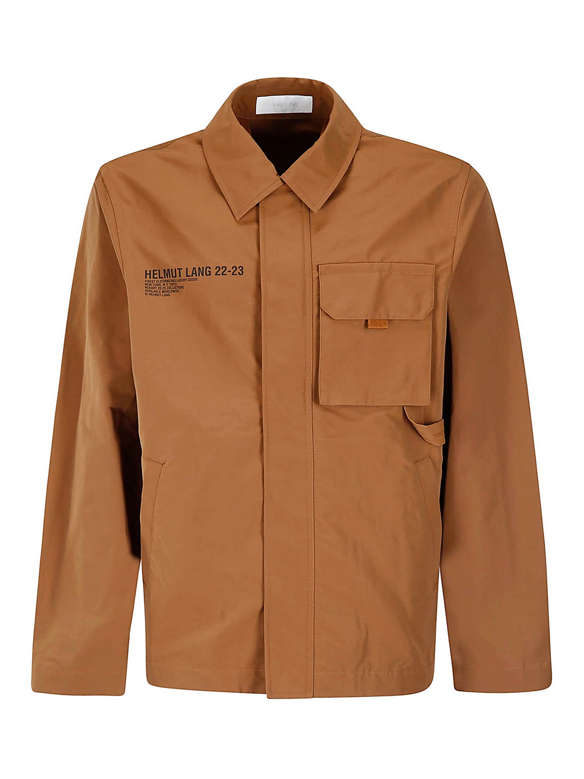 Shop Helmut Lang Jacket In Brown