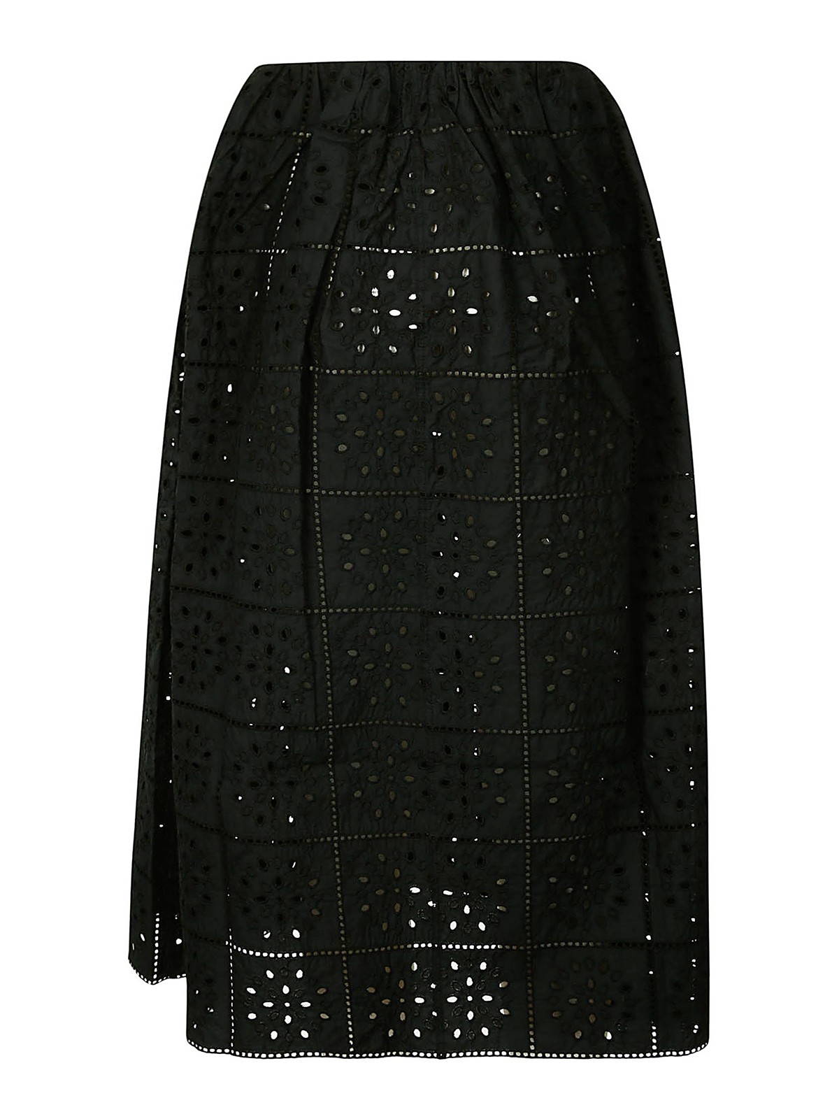 Ganni Broderie anglaise skirt Black Women F7807099