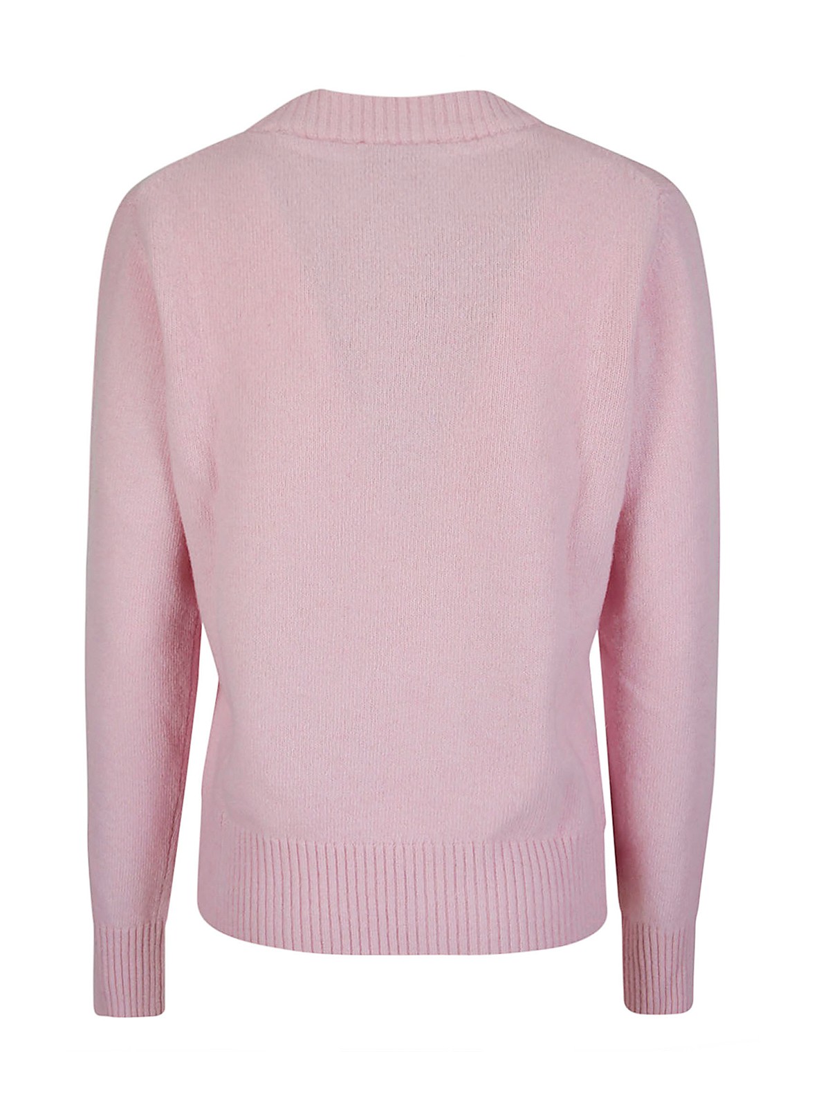 Graphic o-neck pullover peach