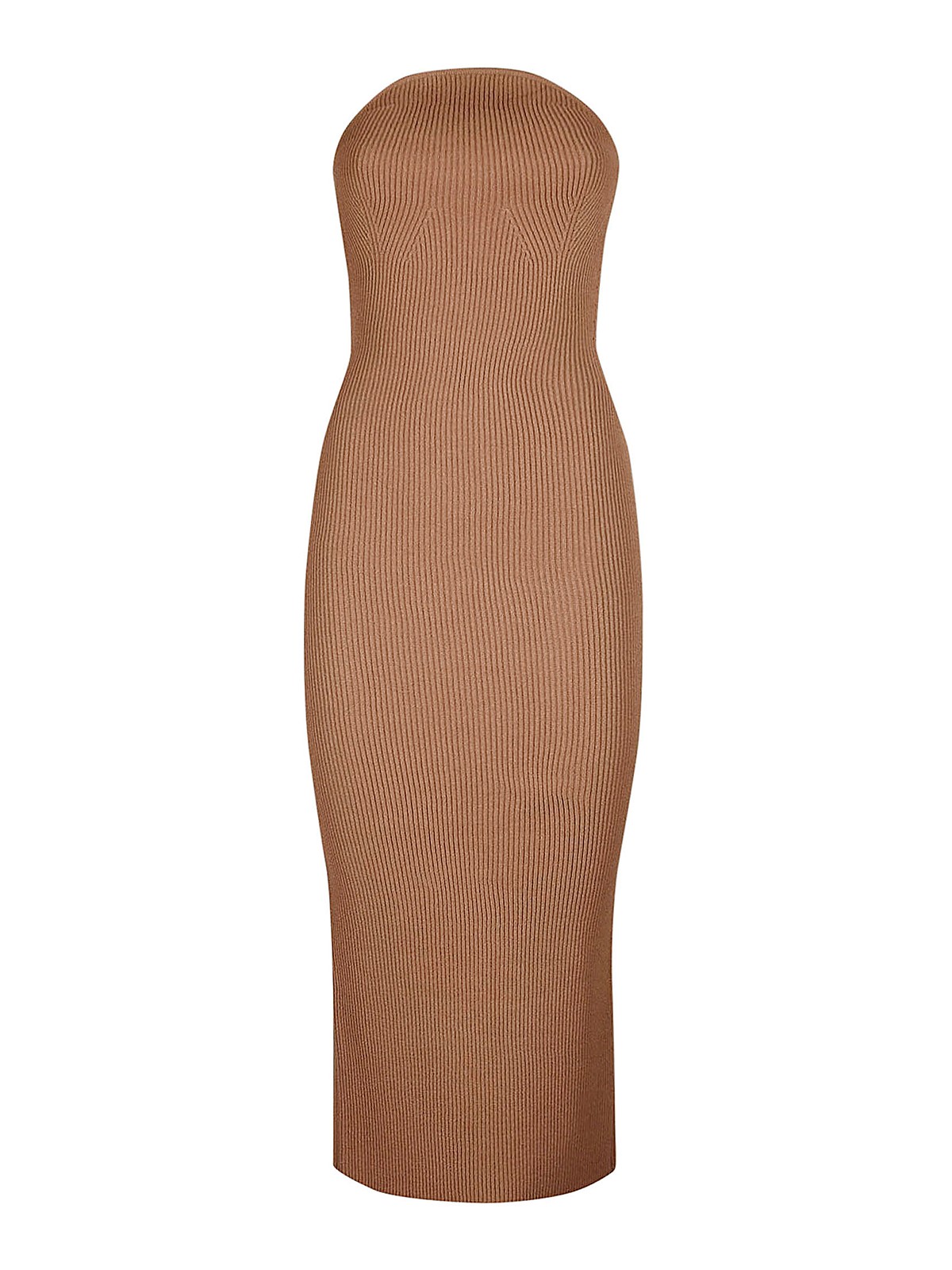 khaite beige dress Khaite Mellie Dress in Natural Silk Organza - Prints/Patterns Designer Dress main image 1