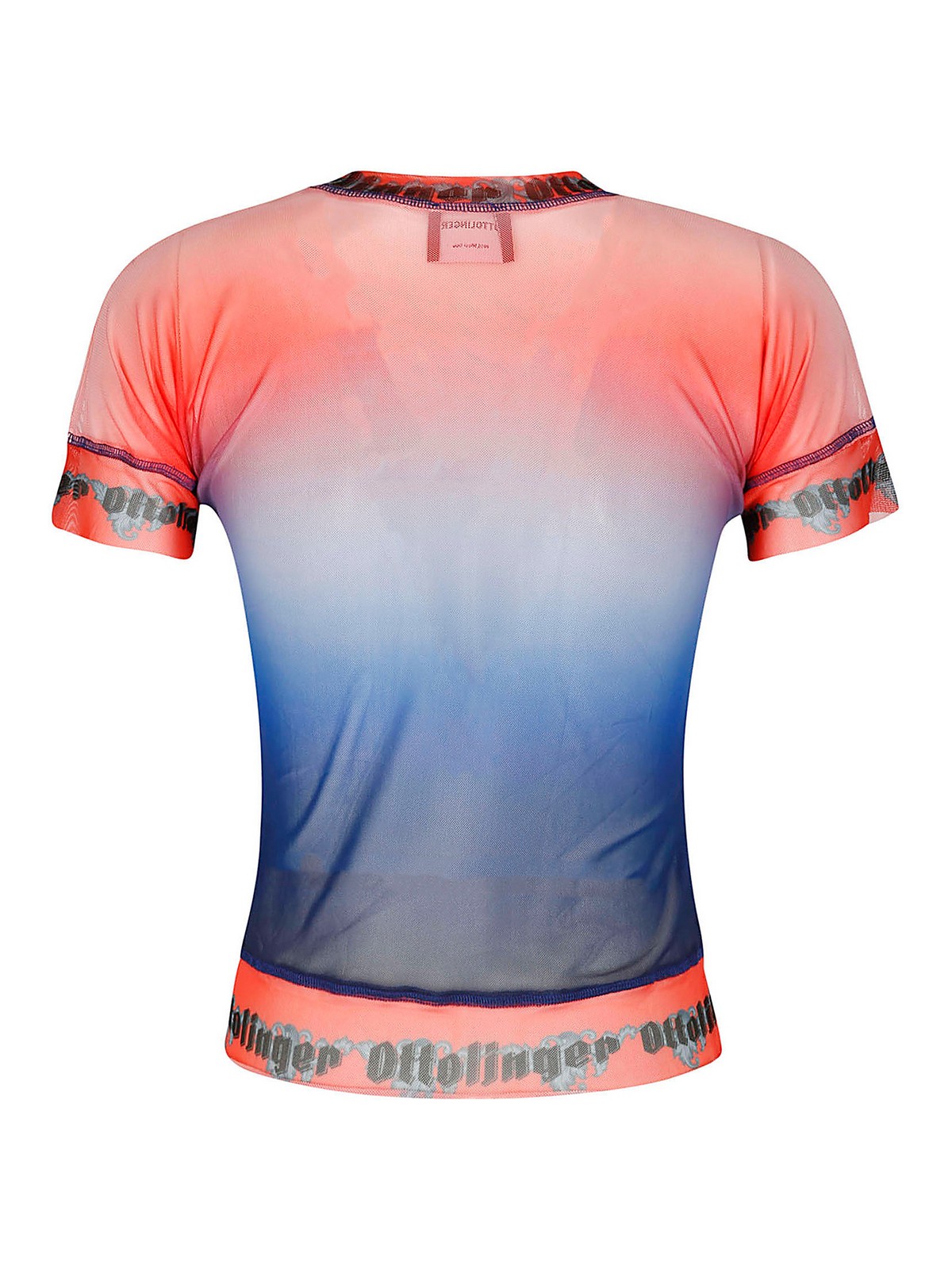 Ottolinger Mesh t-shirt fade - Red - Women | 100112BLUEBF