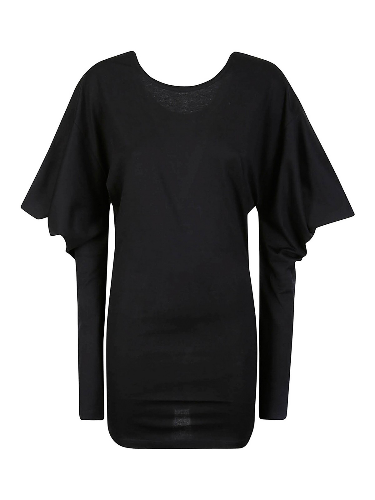Shop Setchu Origami Jersey Dress In Negro