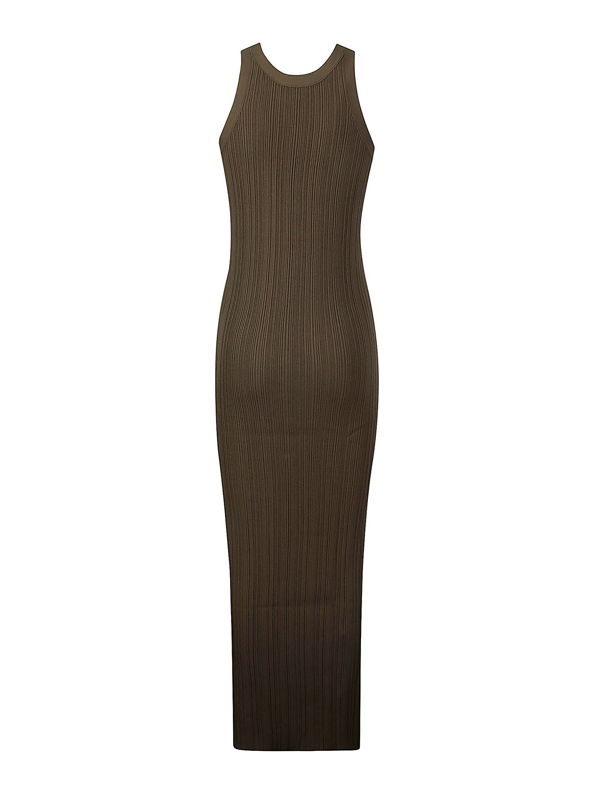 toteme rib tank dress Toteme Seamless rib tank dress - Brown
