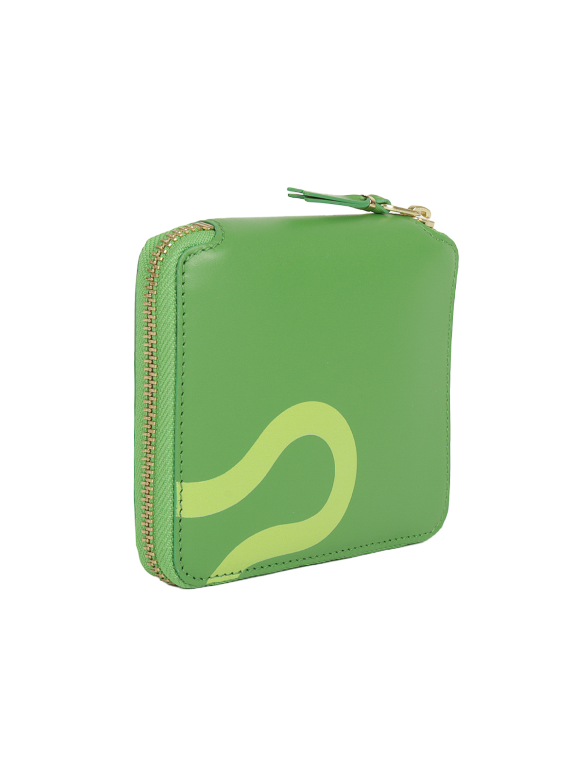 Shop Comme Des Garçons Leather Wallet In Verde