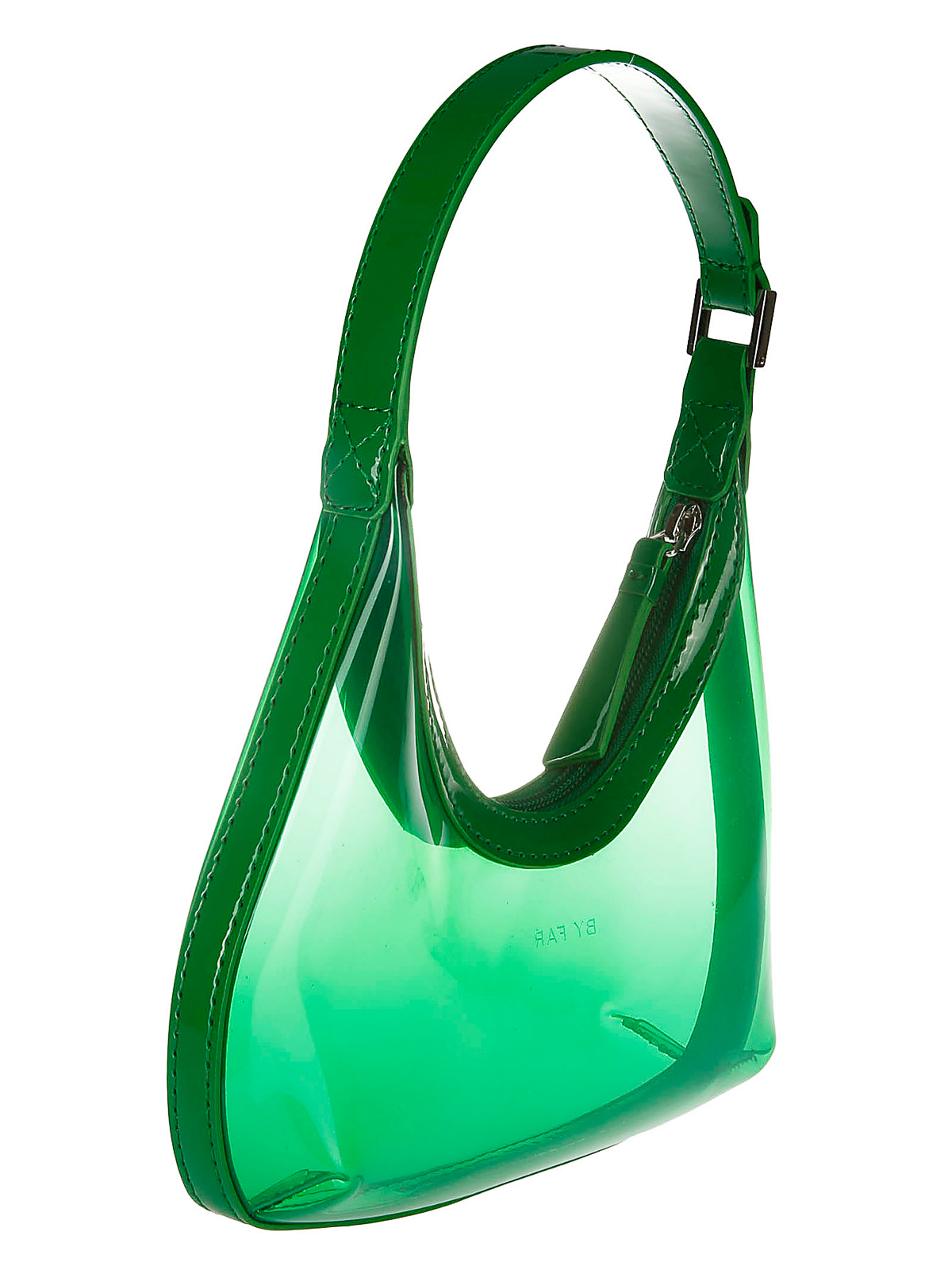 Shop By Far Bolso Shopping - Baby Amber In Green