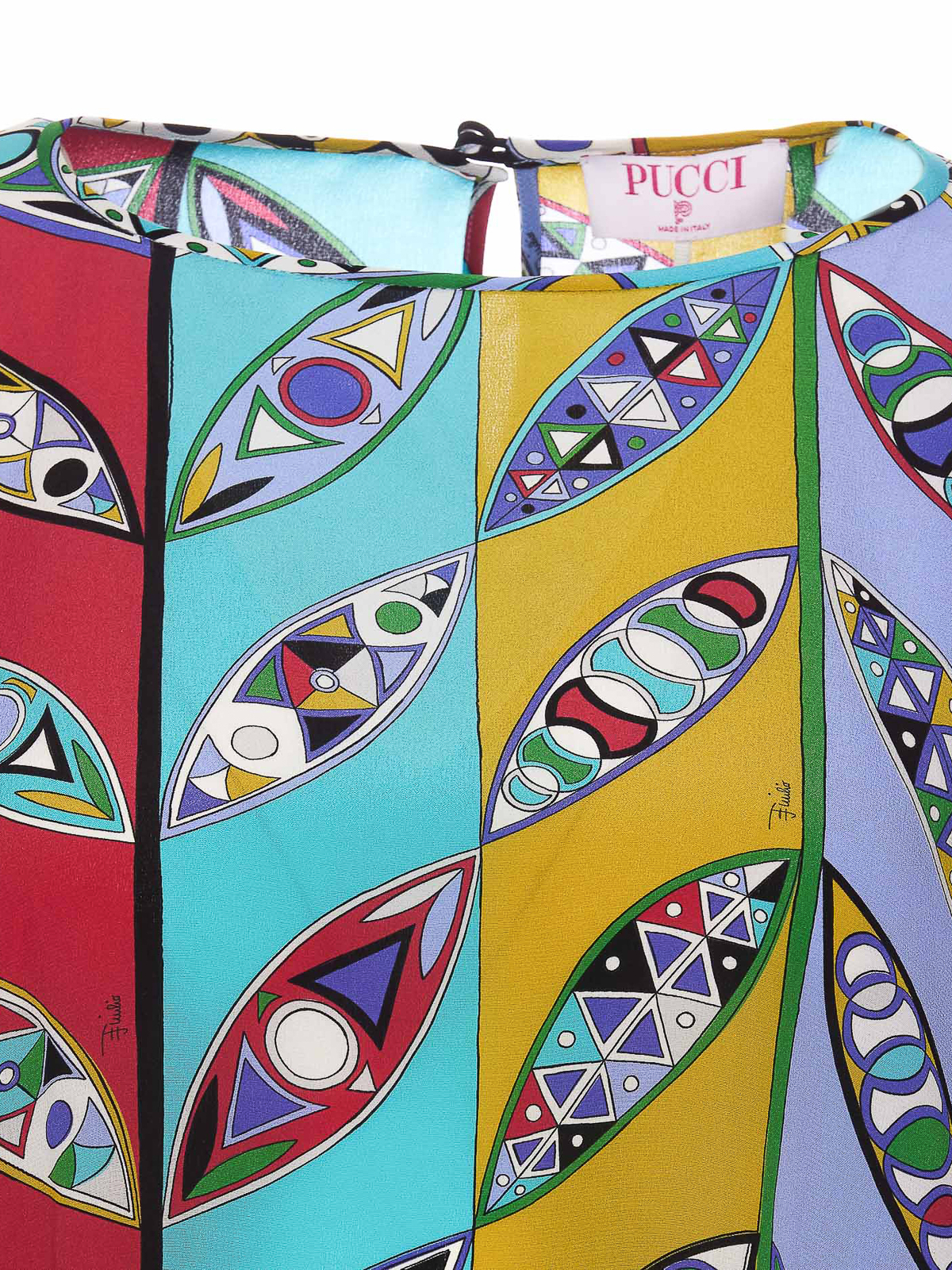 Shop Emilio Pucci Kaftan In Multicolour