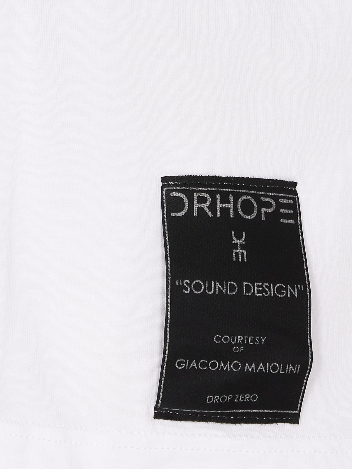 Shop Drhope Wait For The Drop T-shirt In White