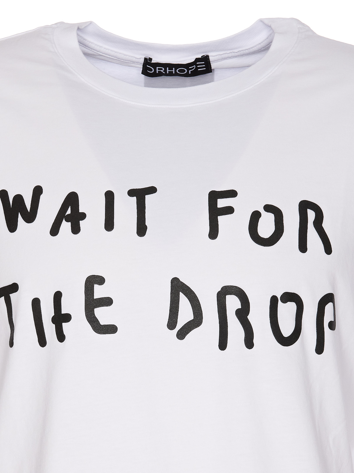 Shop Drhope Wait For The Drop T-shirt In White