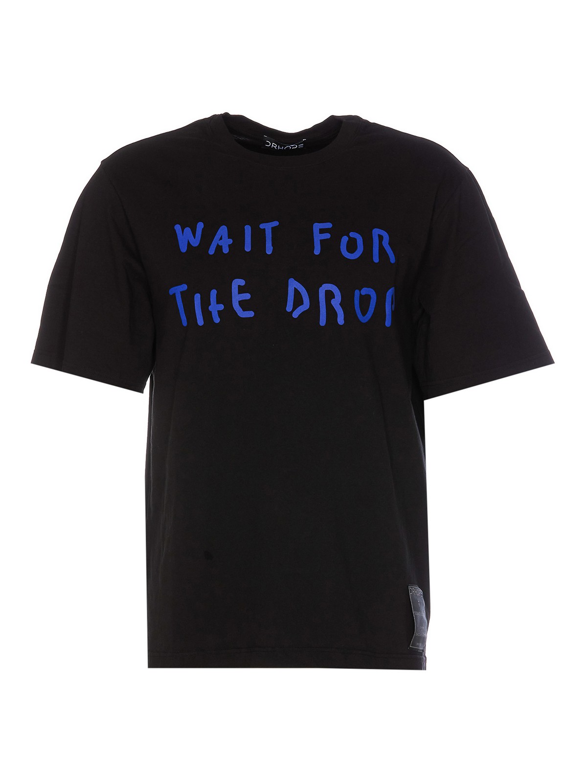 Shop Drhope Wait For The Drop T-shirt In Black