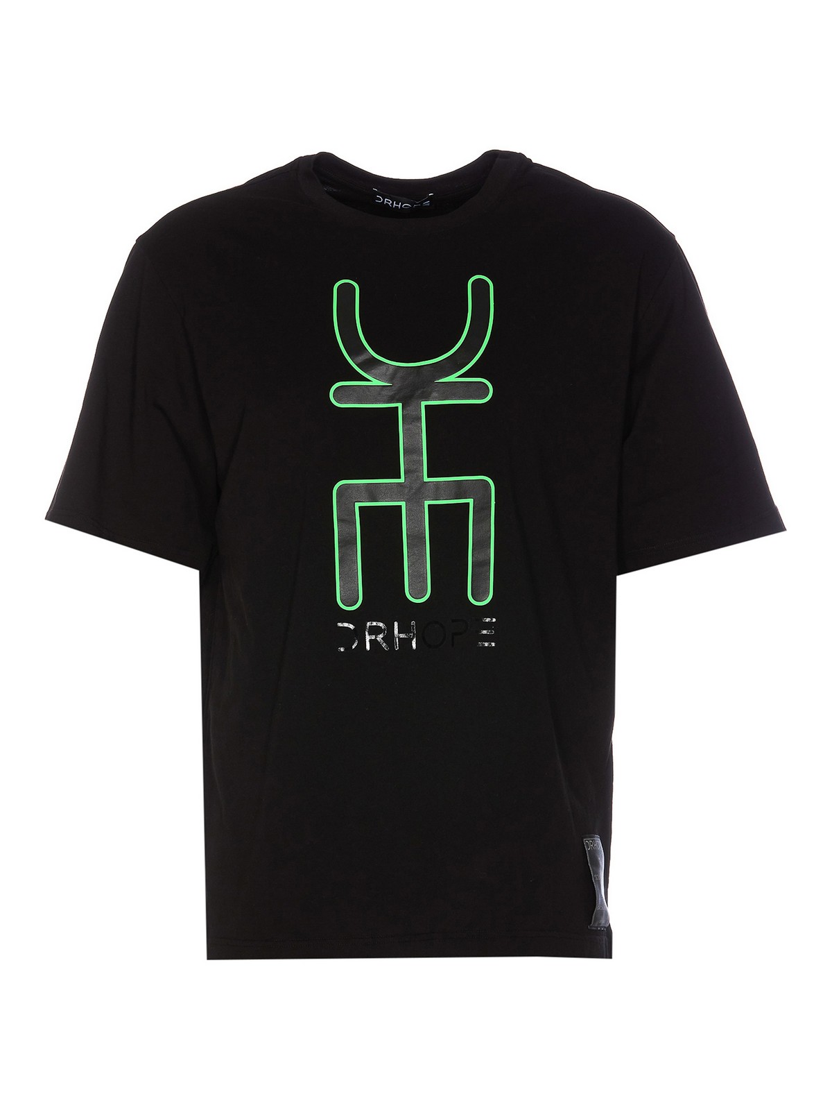 Drhope Graphic Print T-shirt In Black