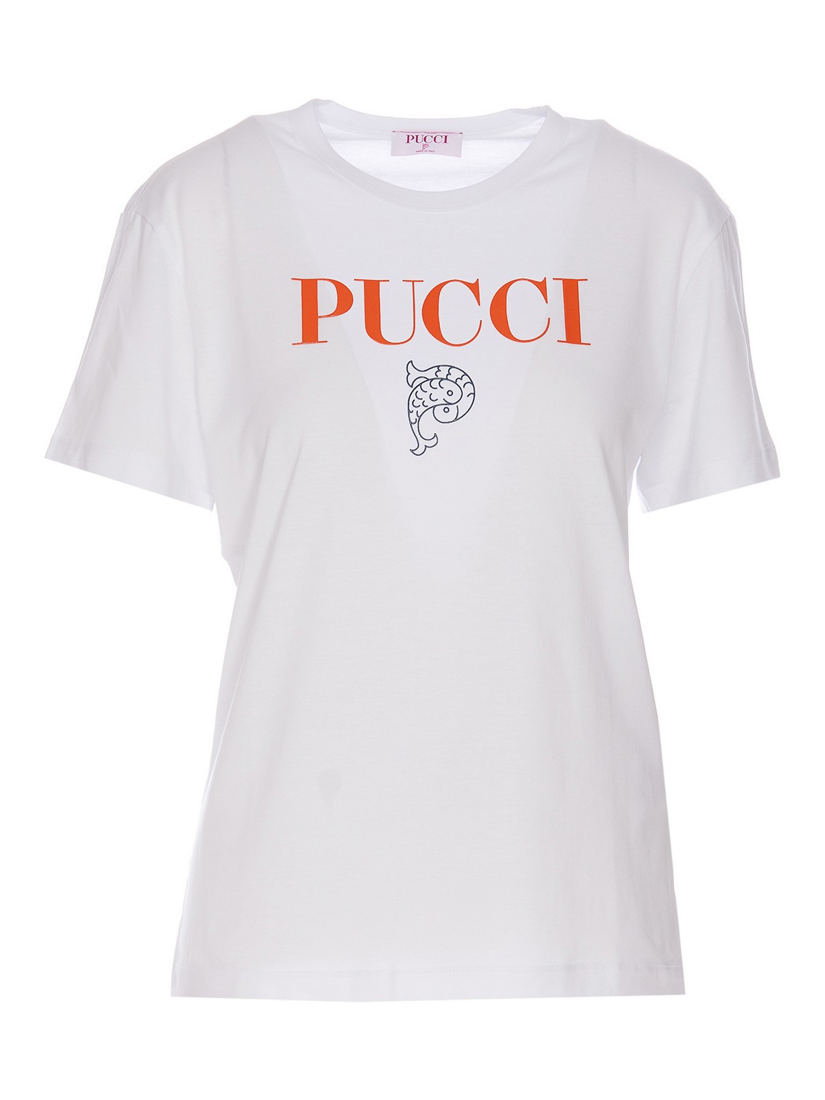 Emilio Pucci Logo t-shirt - White - Women|3RTP753R983100