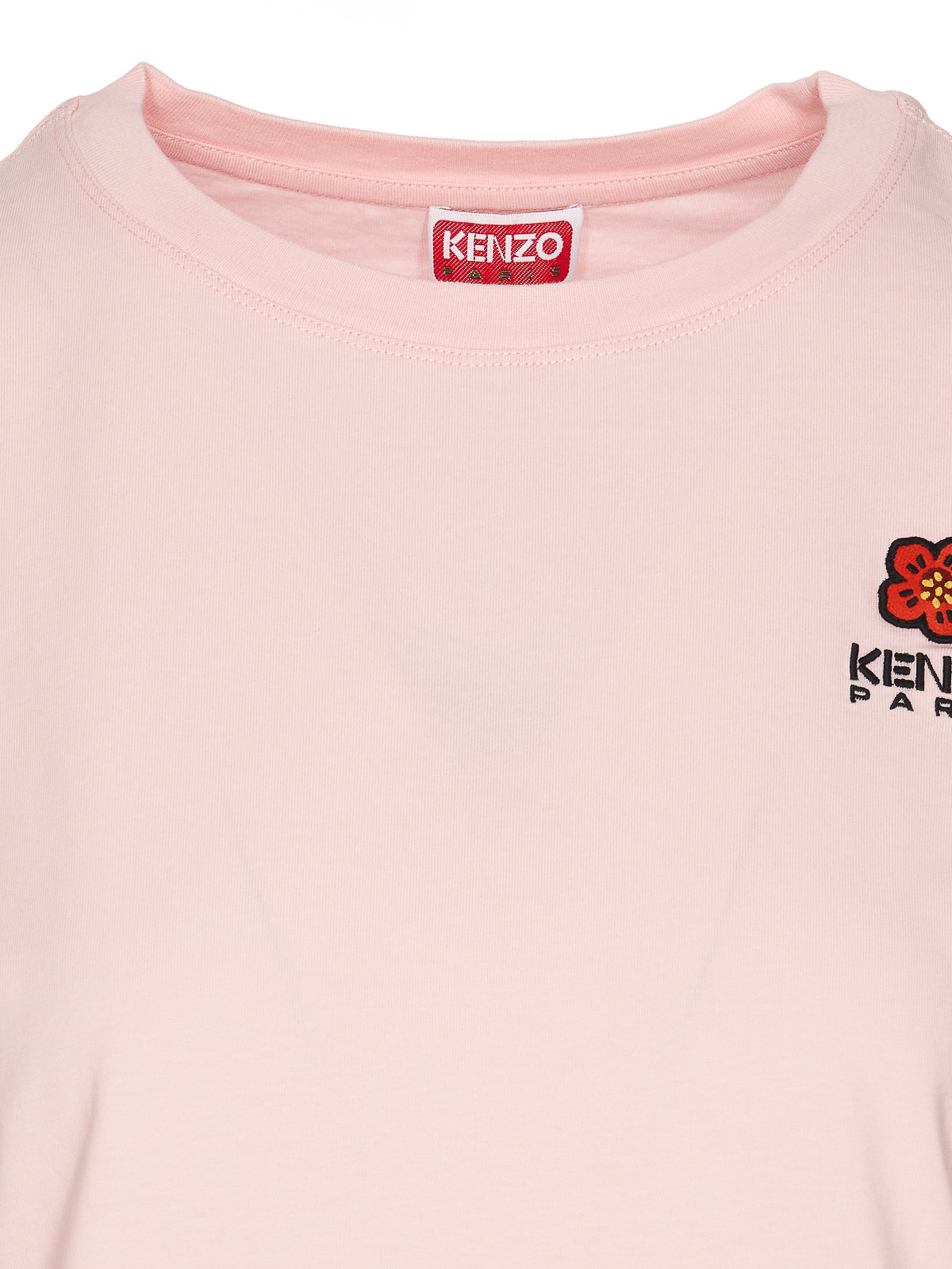 Shop Kenzo Crest Logo Classic T-shirt In Nude & Neutrals