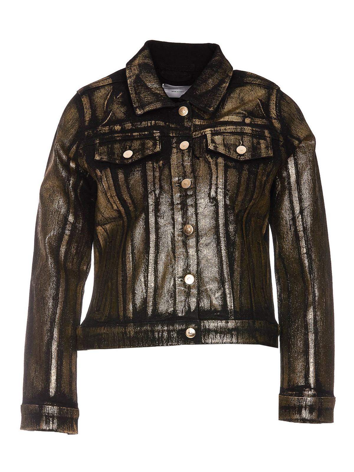 Blazers Madison Maison Laminated denim jacket 955NEROORO