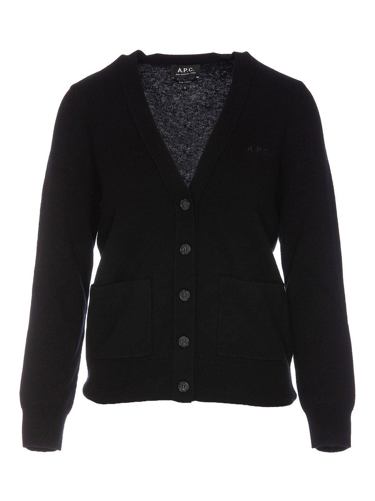 Shop Apc Louisa Cardigan In Black