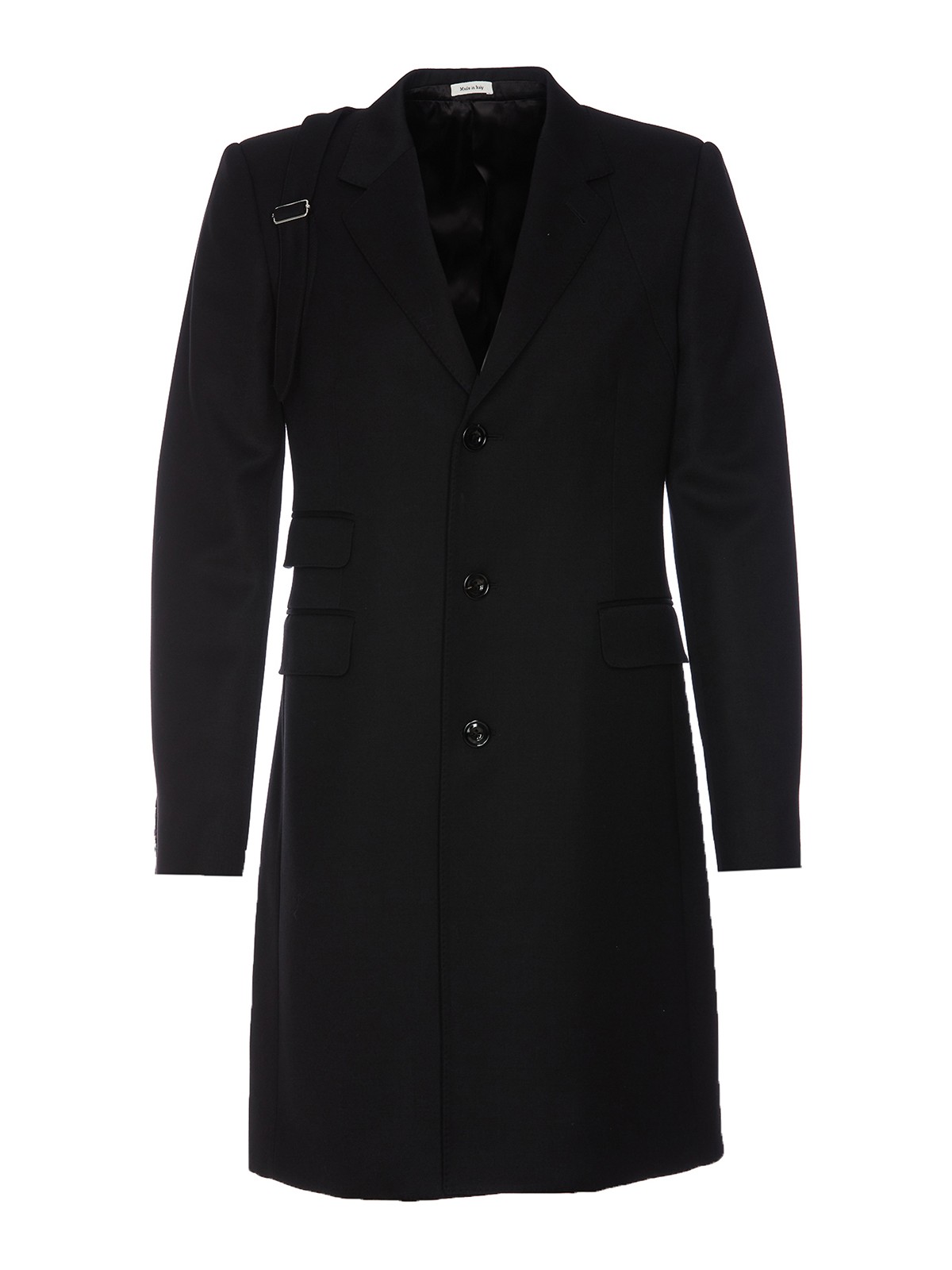 Alexander Mcqueen Harness coat - Black - Men|615338QRU891000