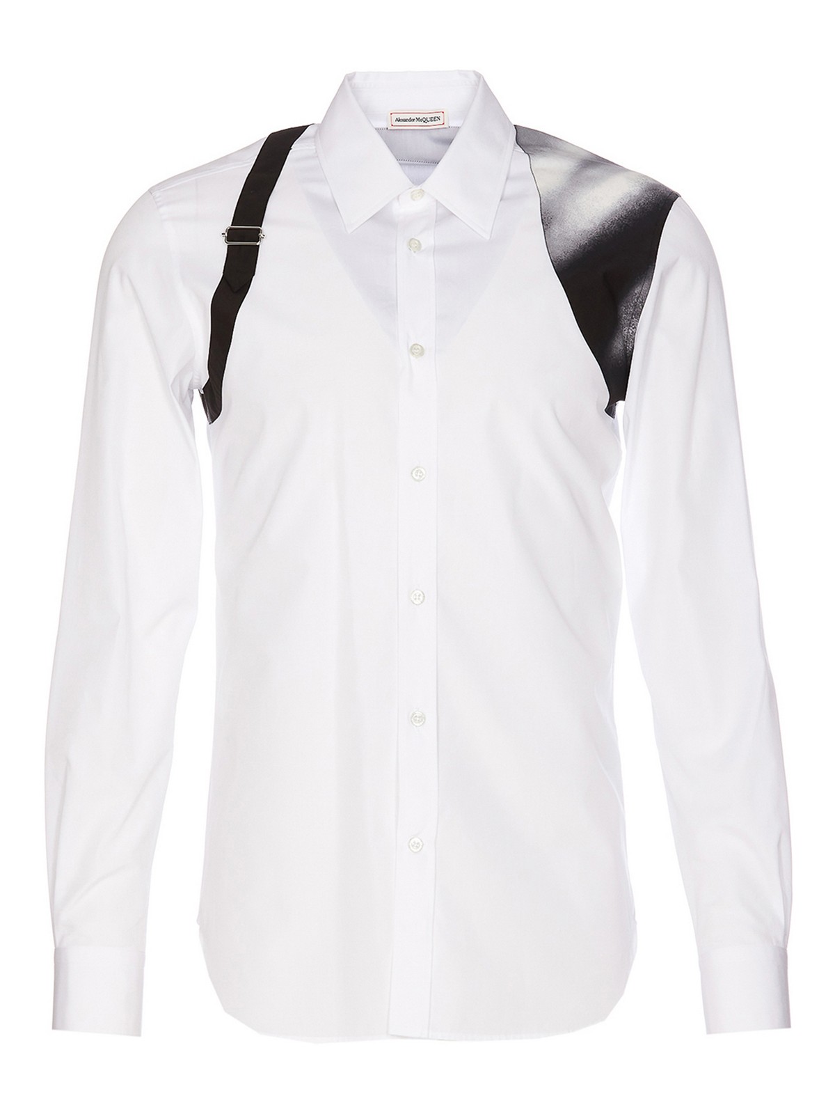 Alexander Mcqueen Solarised flower harness shirt Alexander Mcqueen Solarised flower harness shirt