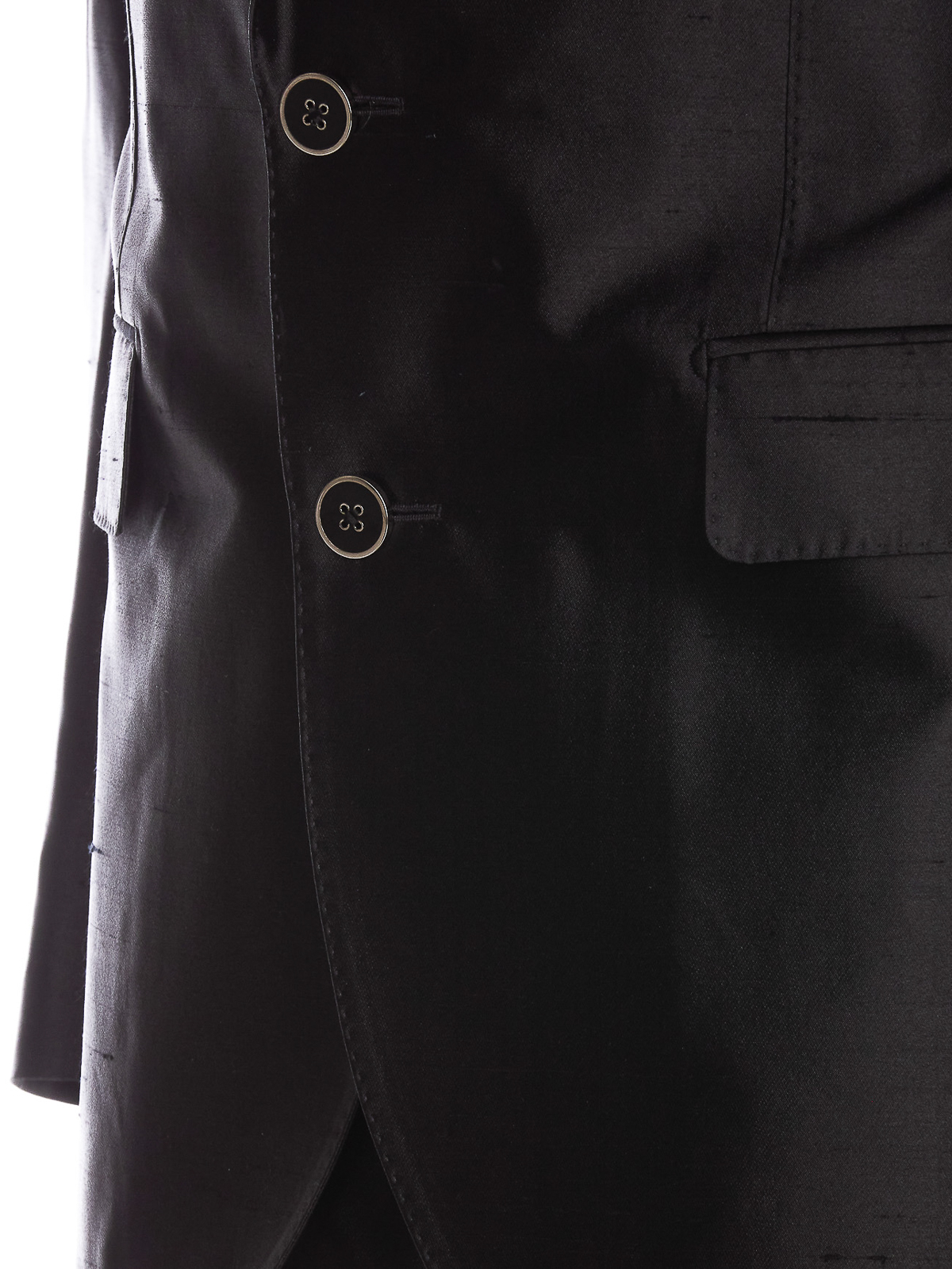 Shop Dolce & Gabbana Silk Suit In Black