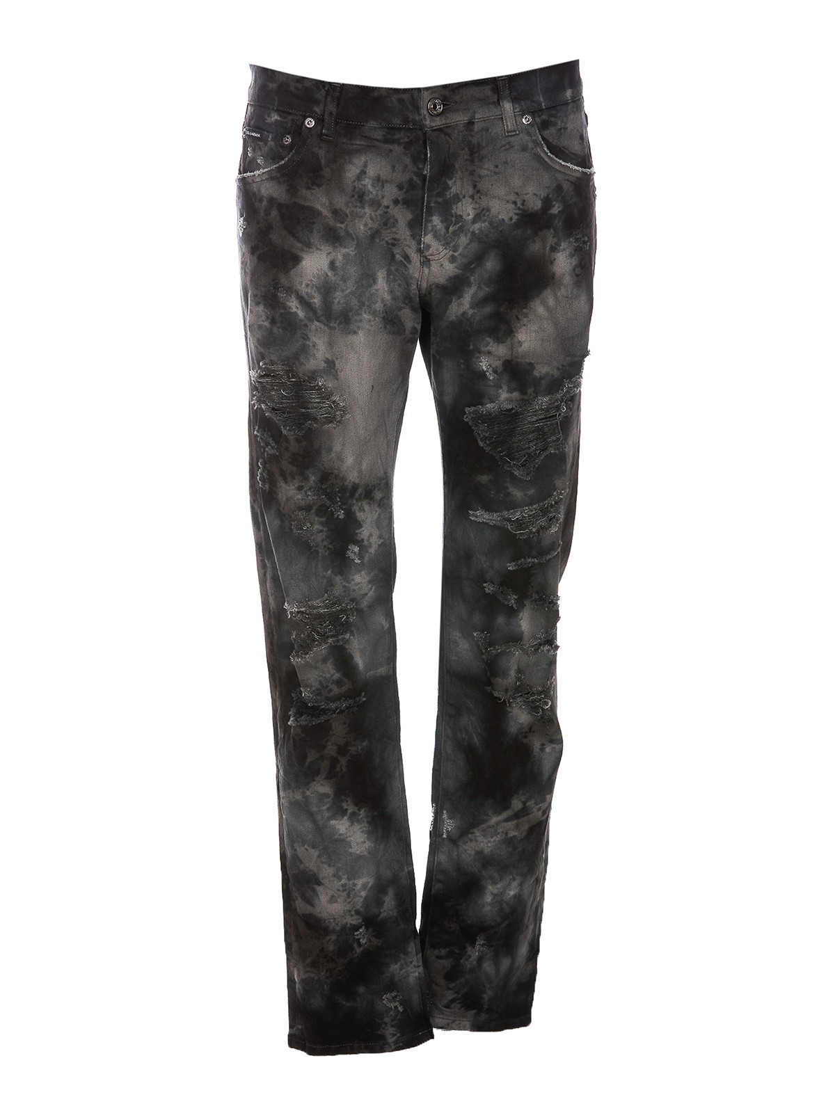 DOLCE & GABBANA スキニーデニム ブラックジーンズ Dolce & Gabbana スキニージーンズ - 黒|GY07CDG8IH2S9001