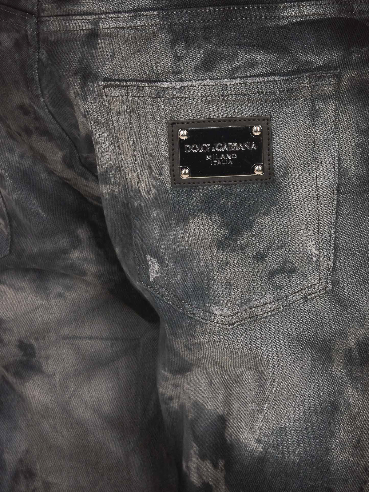 Dolce & Gabbana スキニージーンズ - 黒|GY07CDG8IH2S9001