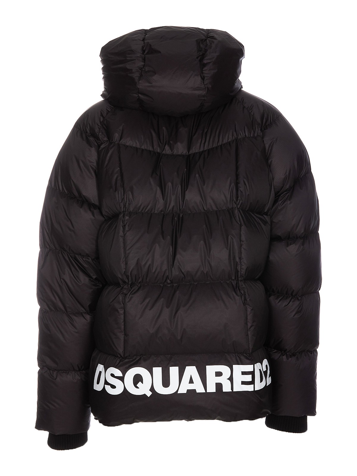 Shop Dsquared2 Down Jacket In Negro
