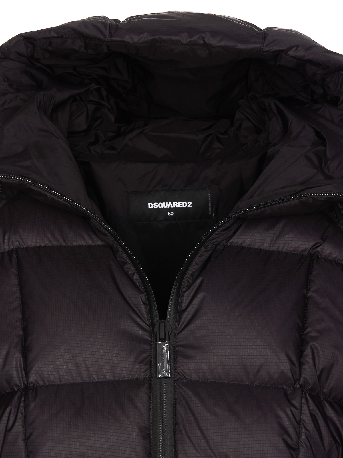 Shop Dsquared2 Down Jacket In Negro