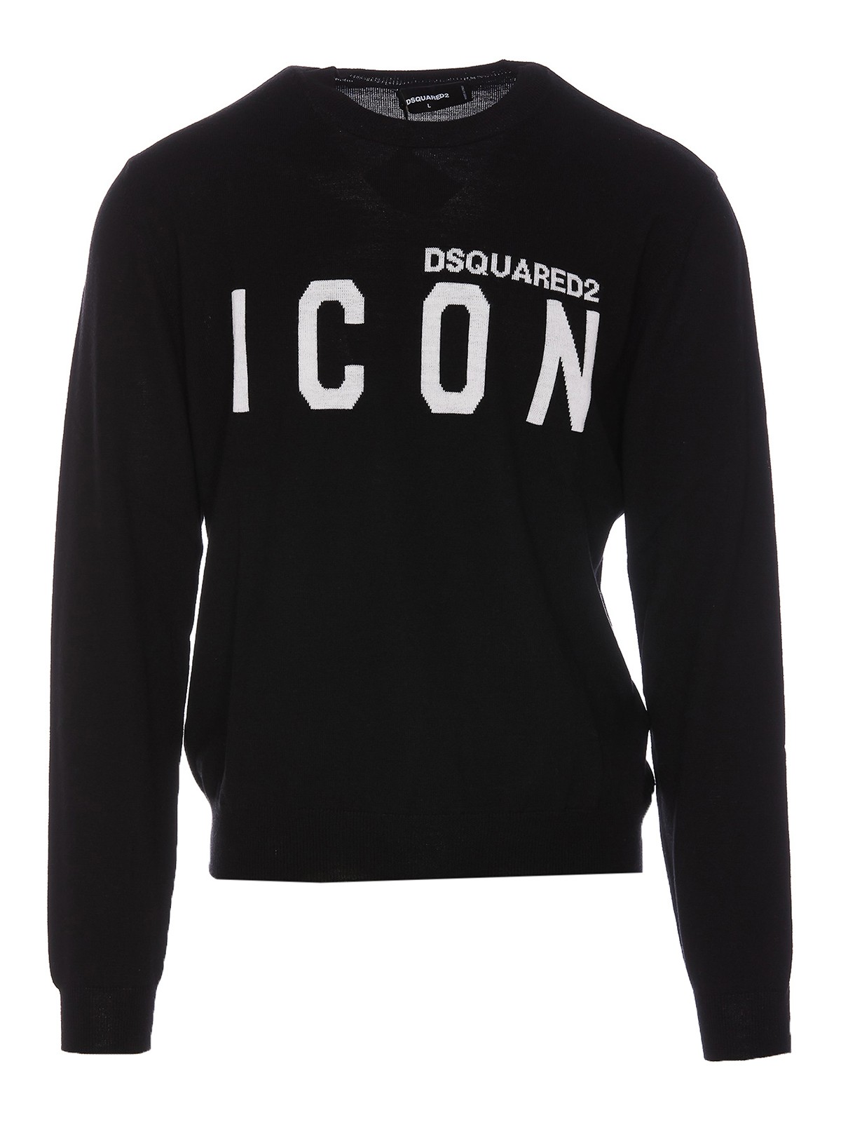 Shop Dsquared2 Be Icon Sweater In Black