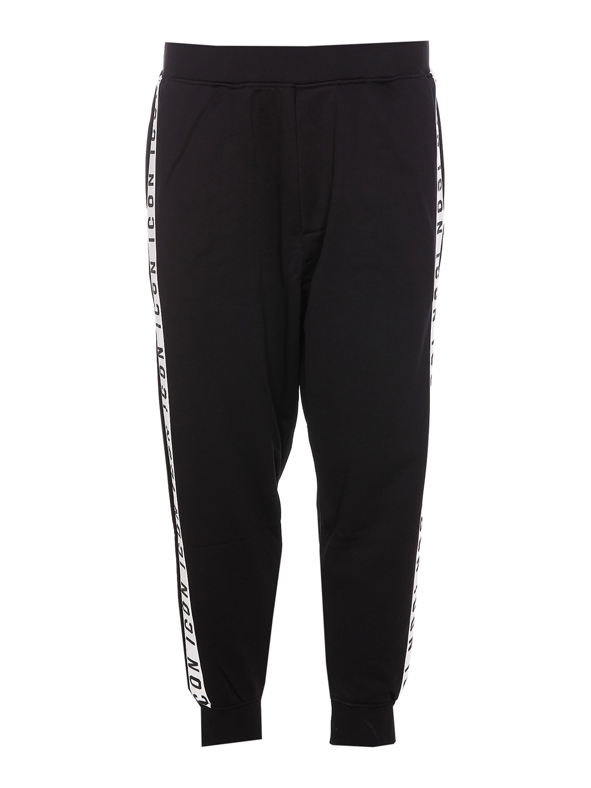 Dsquared2 Be Icon Track Pants In Negro